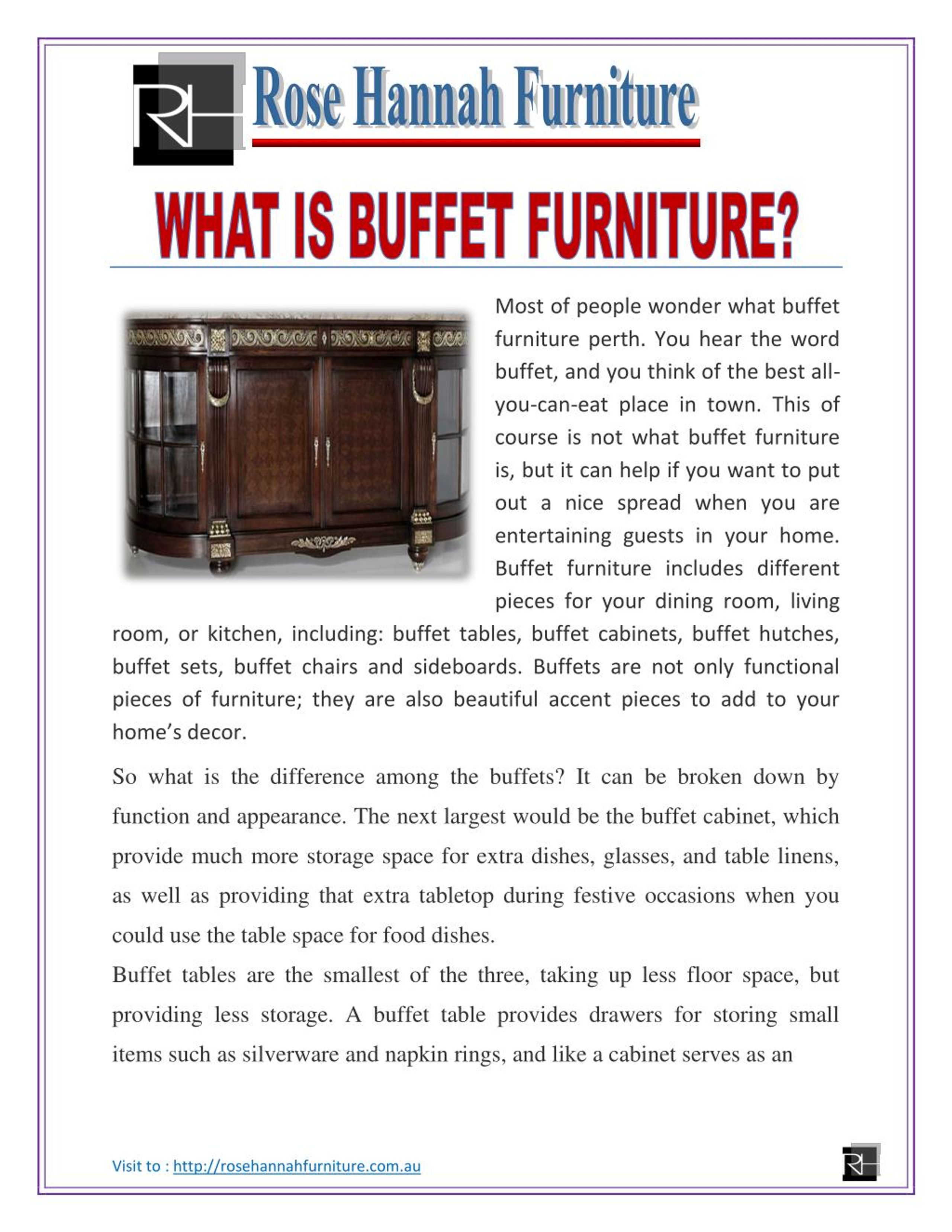 PPT what is buffet furniture? PowerPoint Presentation, free download