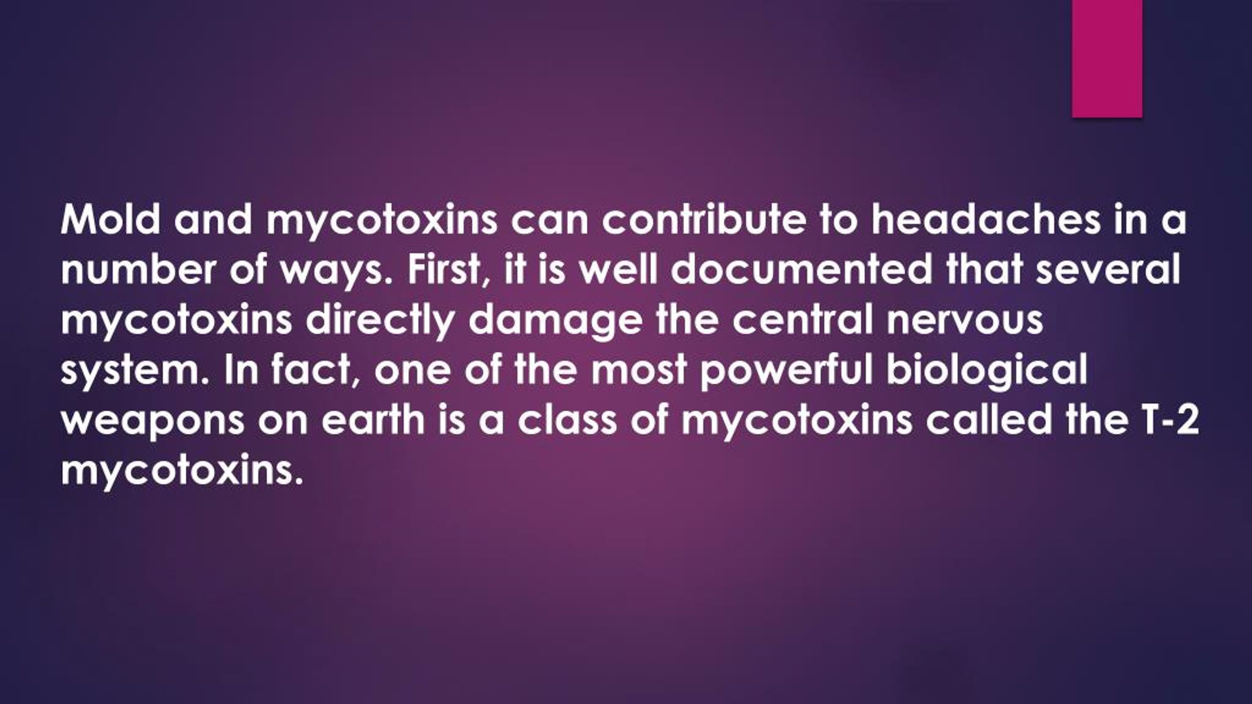 PPT Headaches caused by mold PowerPoint Presentation, free download