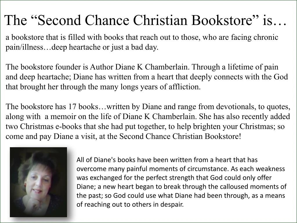 SECOND CHANCE BOOKS 307 S Main St,.