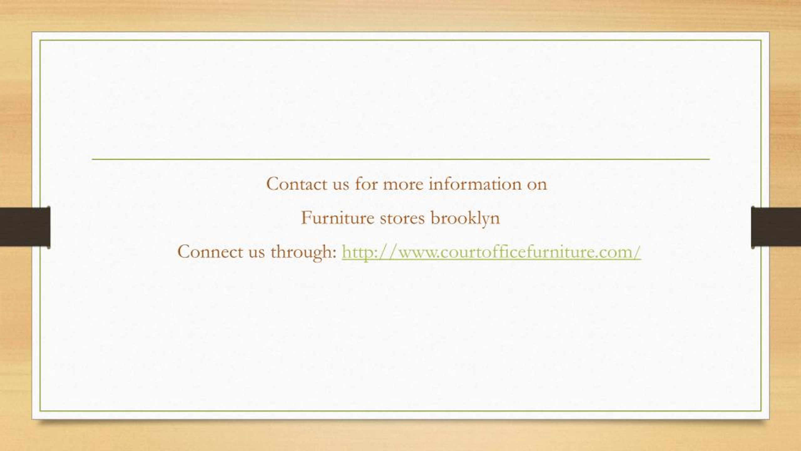 PPT Evolution of office furniture stores in Brooklyn PowerPoint