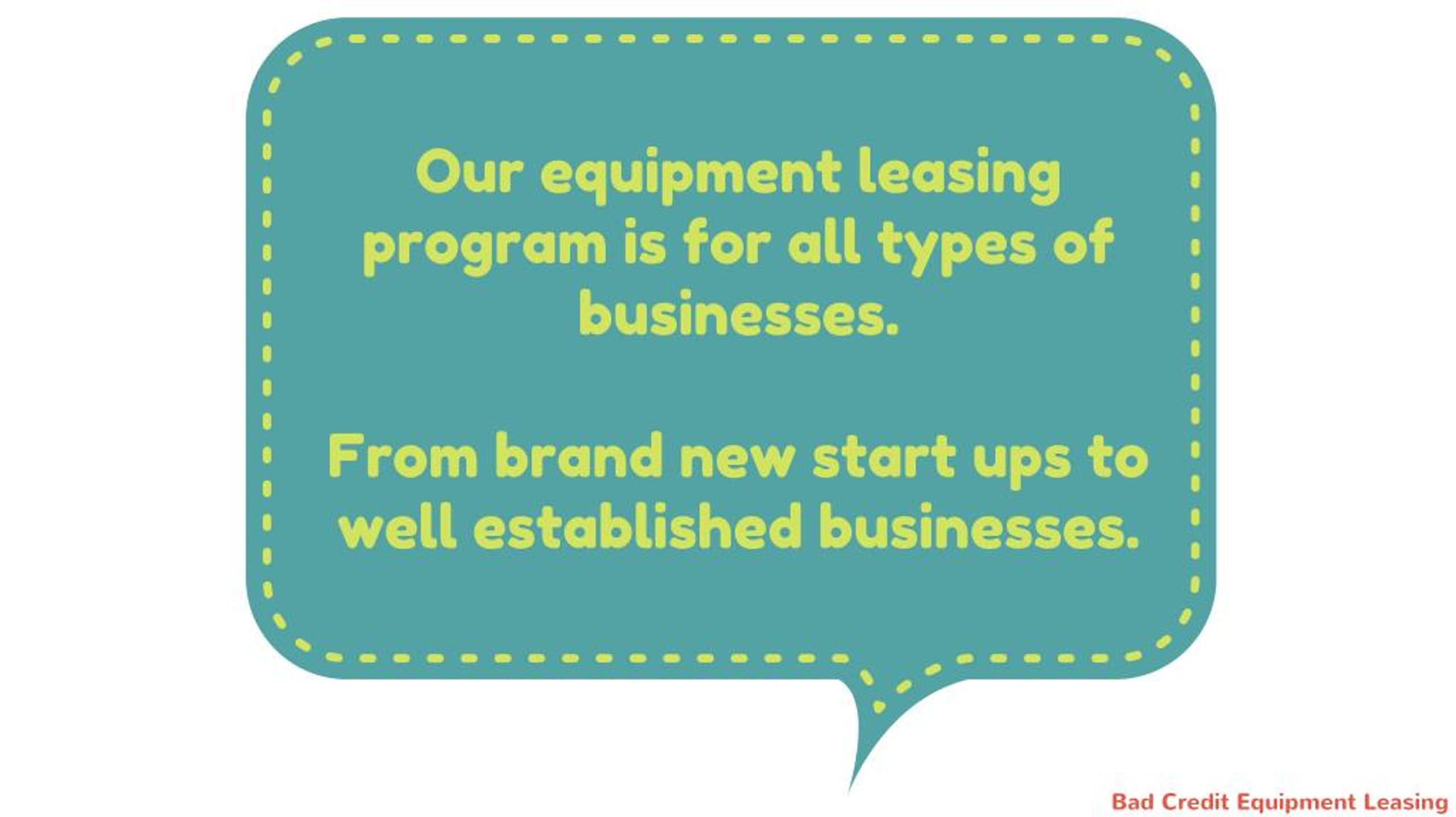 PPT What Are Bad Credit Equipment Leasing Programs? PowerPoint