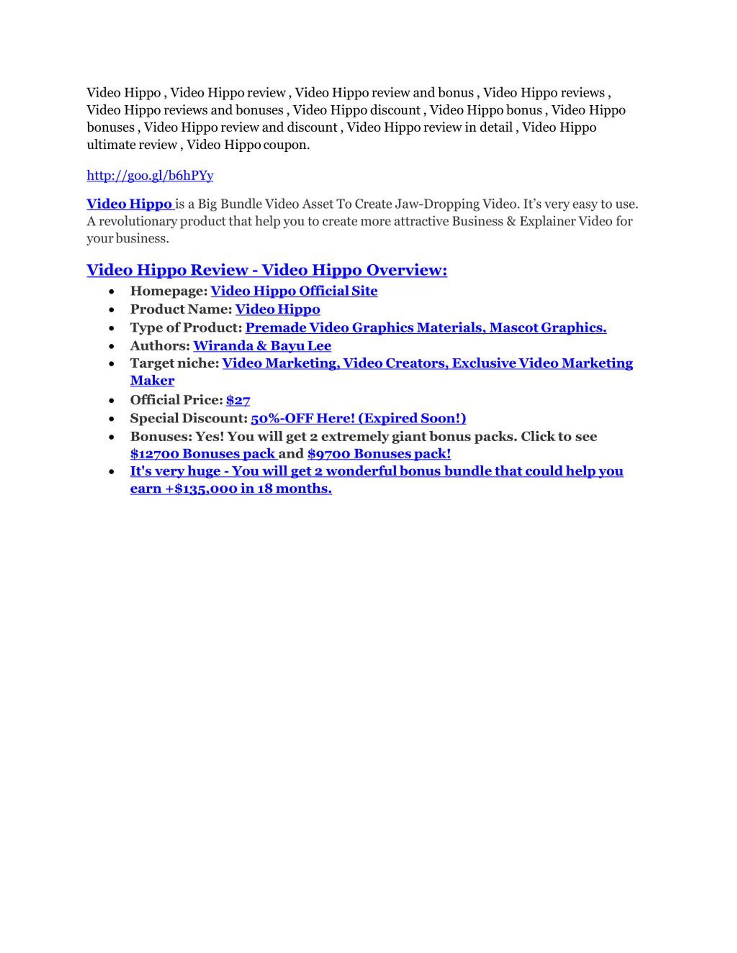 PPT Video Hippo review and (FREE) 12,700 bonusVideo Hippo Discount