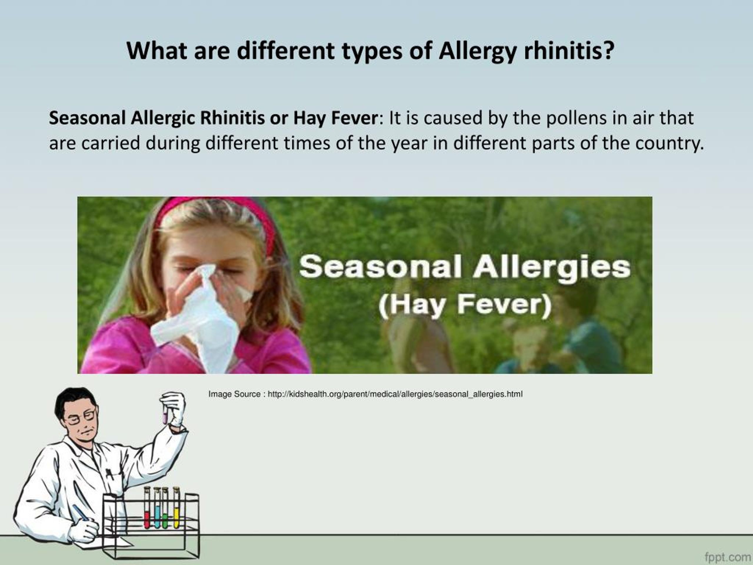 PPT Allergic Rhinitis Symptoms, Diagnosis and Different Treatment