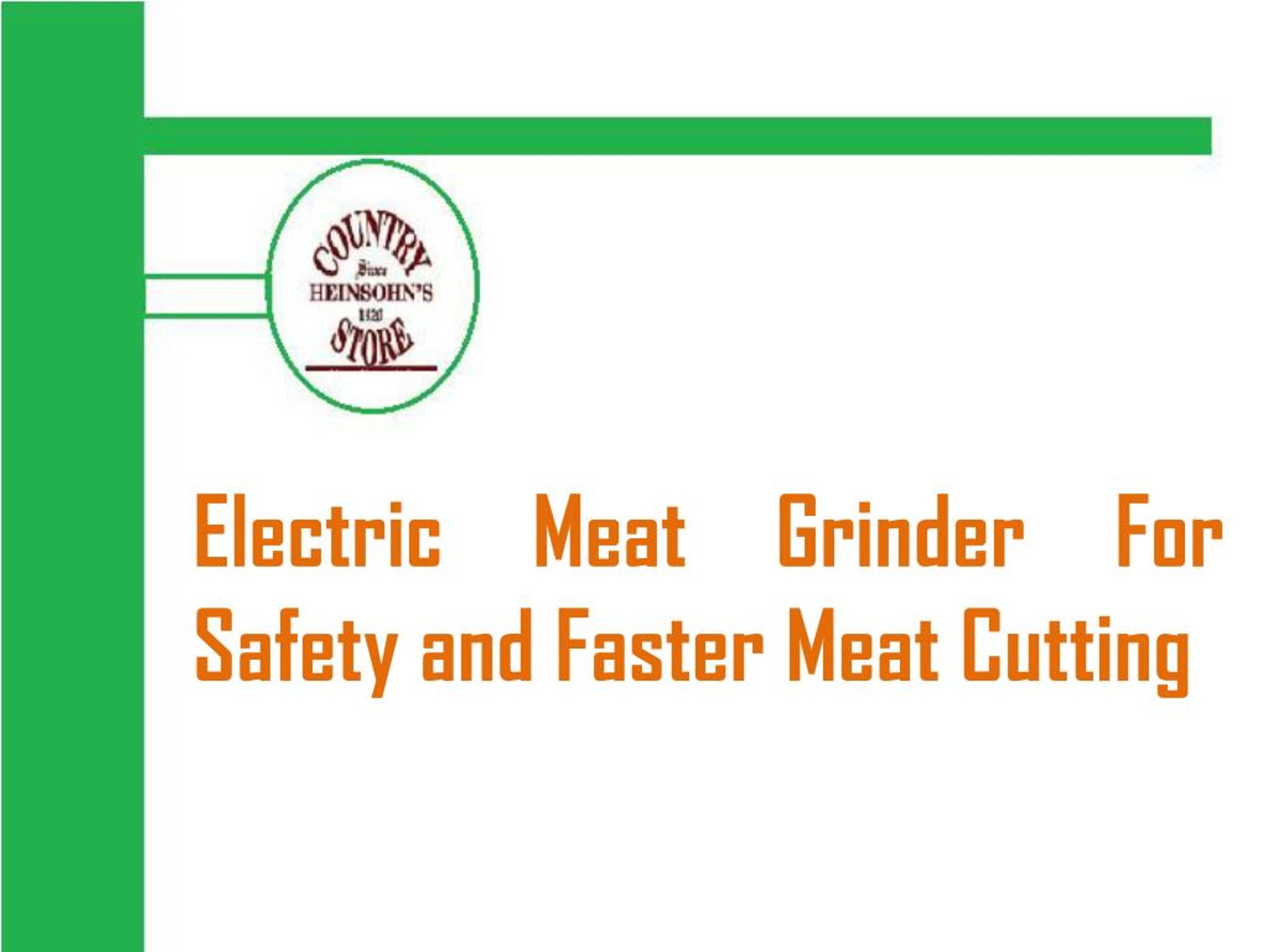 PPT Electric Meat Grinder For Safty and Faster Meat Cutting