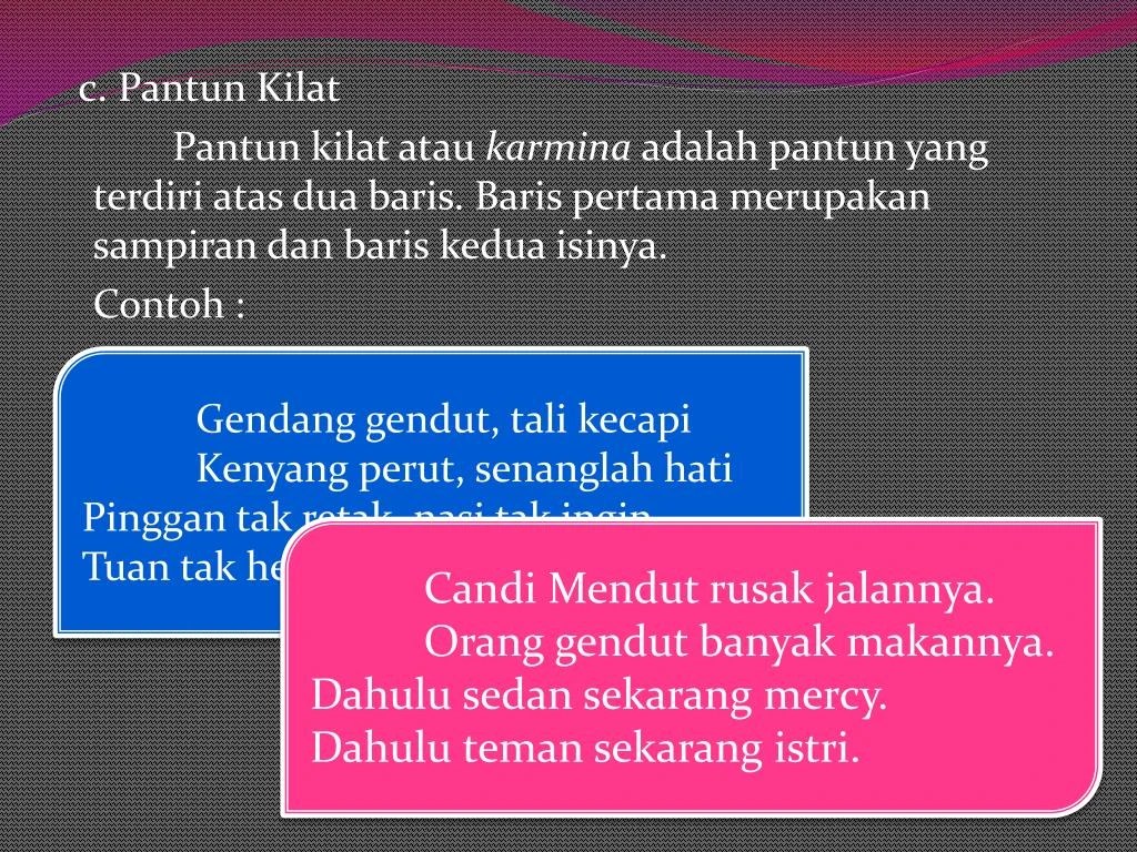 PPT Struktur dan kaidah pantun PowerPoint Presentation