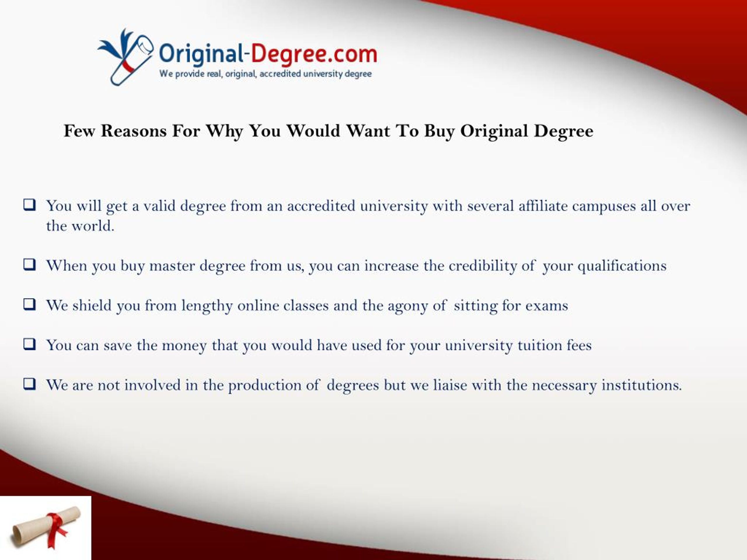 PPT Buy accredited degree PowerPoint Presentation, free download ID