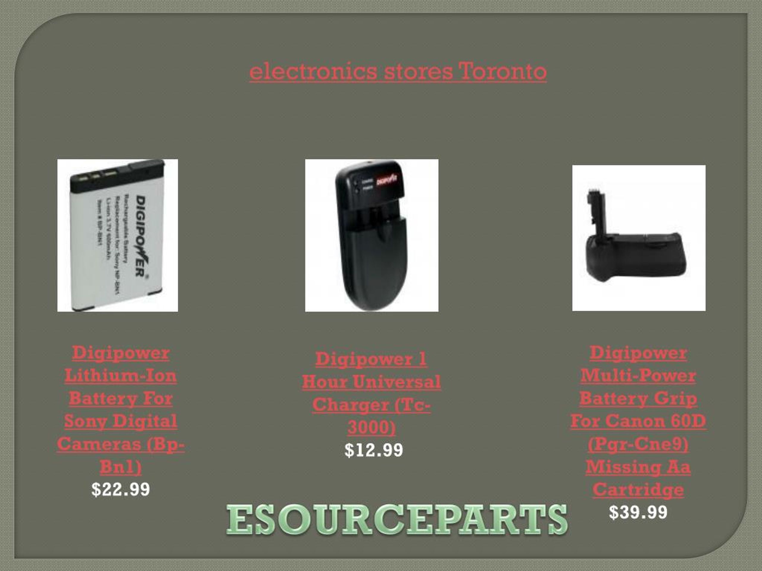 PPT electronics stores Toronto electronic parts Mississauga