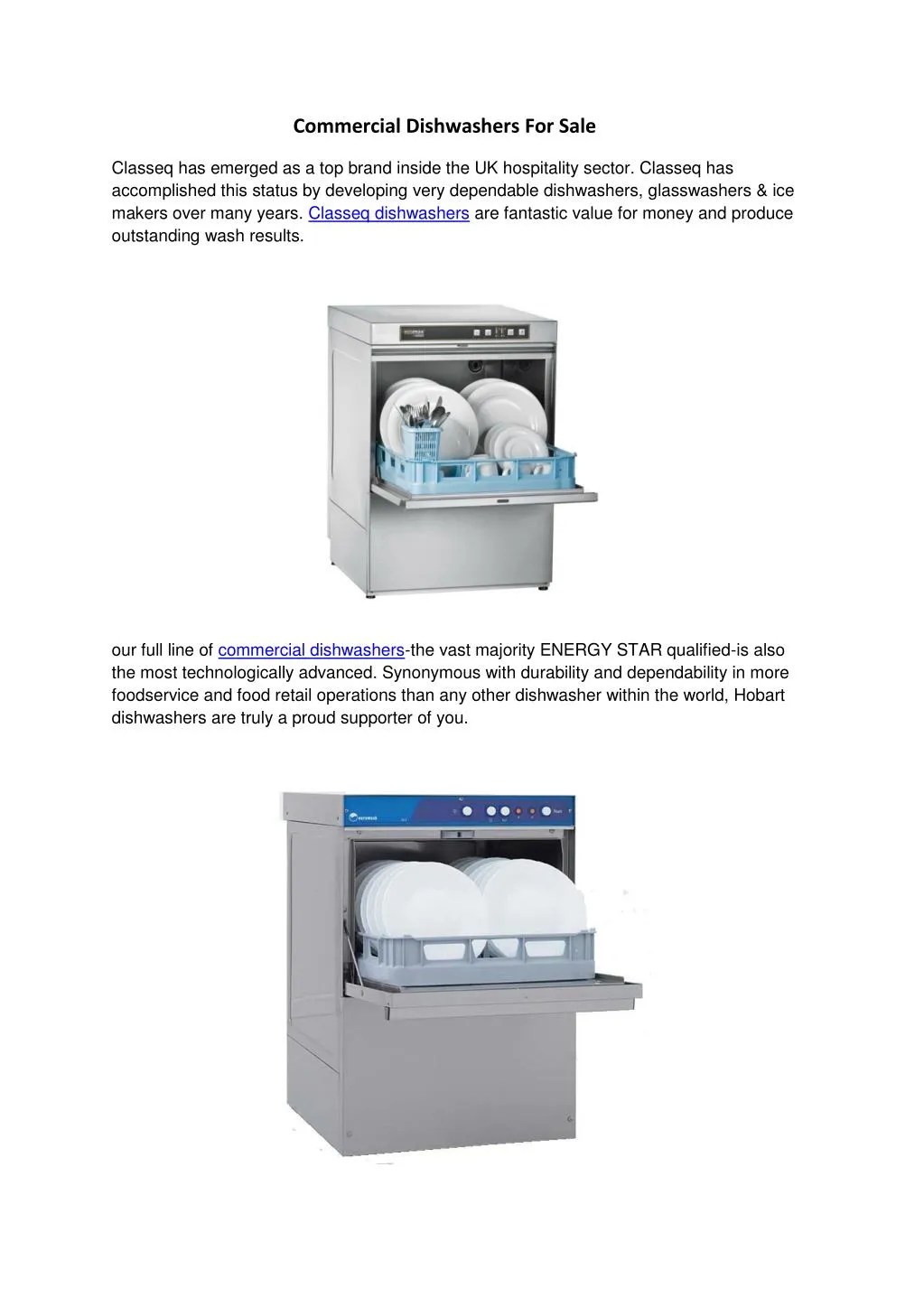 PPT Commercial Dishwashers For Sale PowerPoint Presentation, free