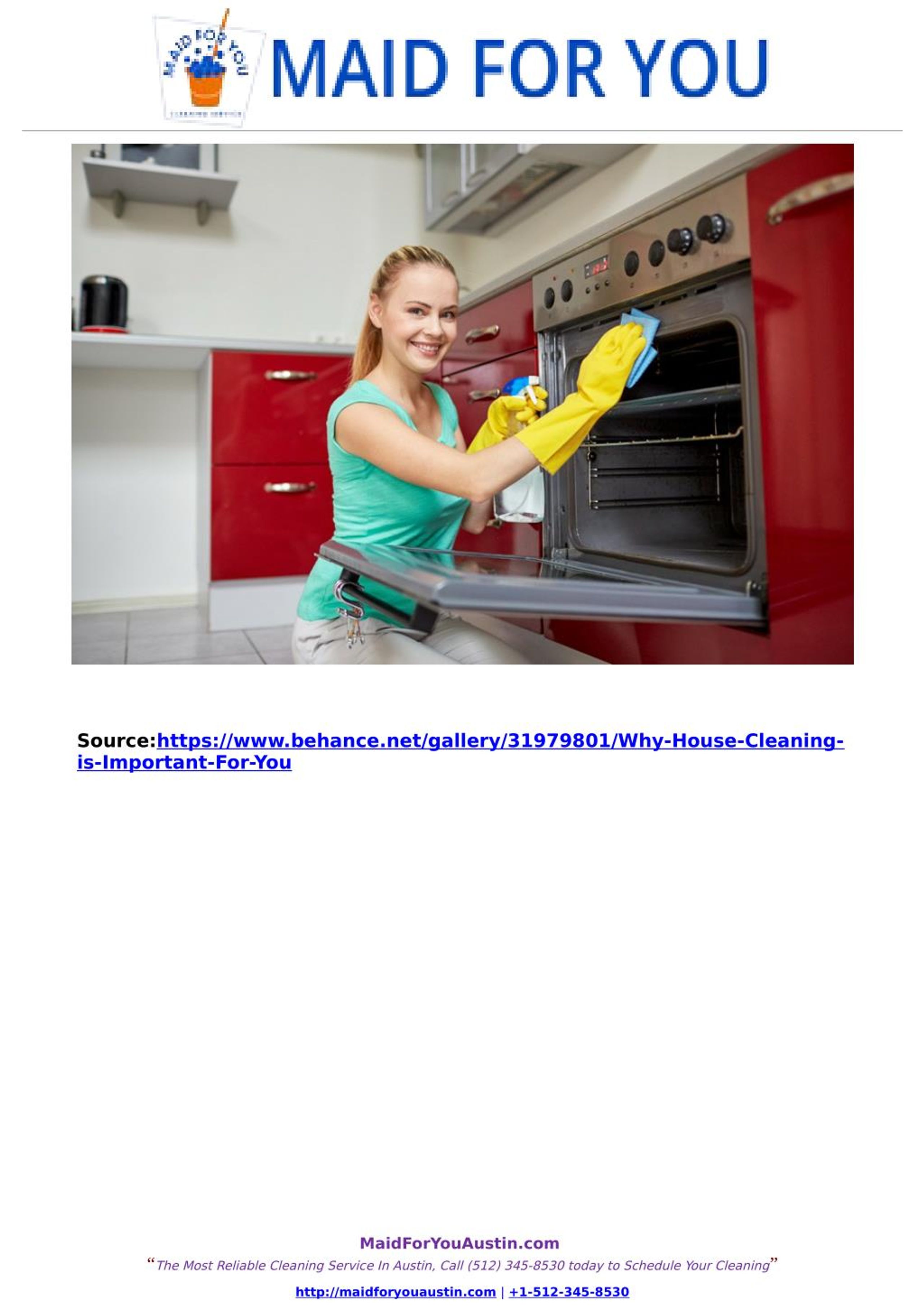 PPT Why House Cleaning is Important For You PowerPoint Presentation