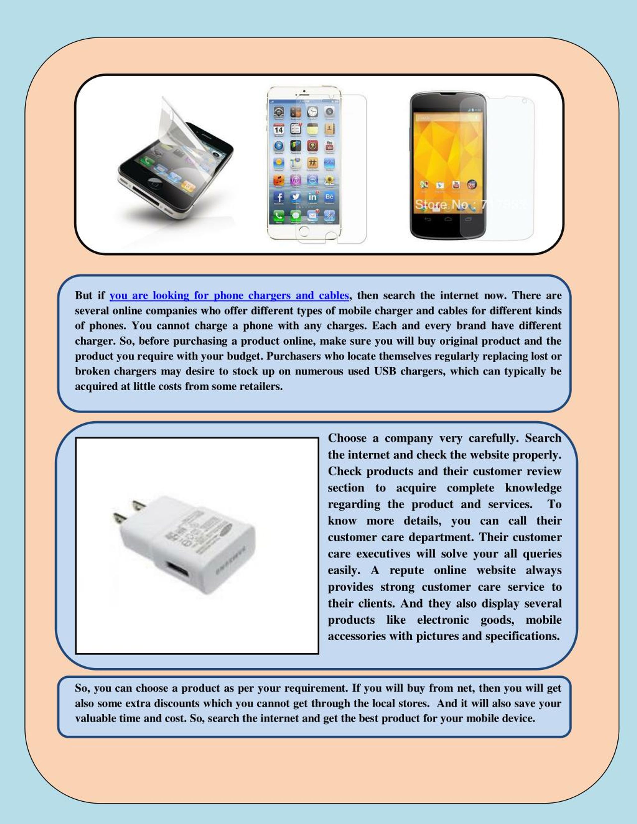 PPT The advantages of using USB phone charger PowerPoint Presentation