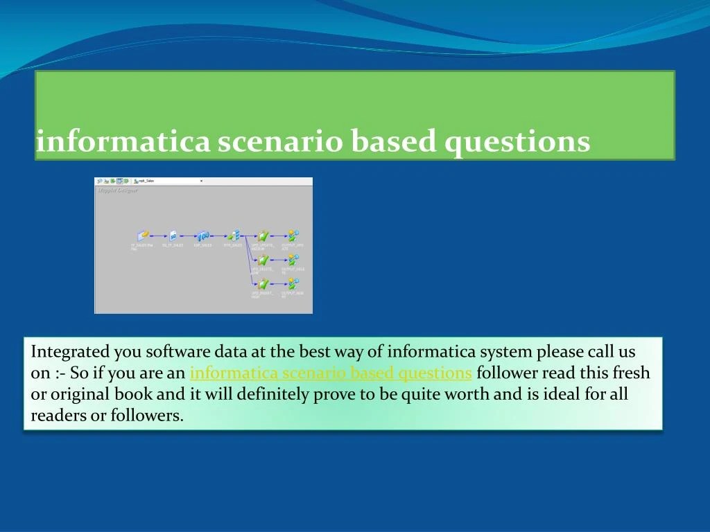 PPT data warehouse informatica scenario based interview questions
