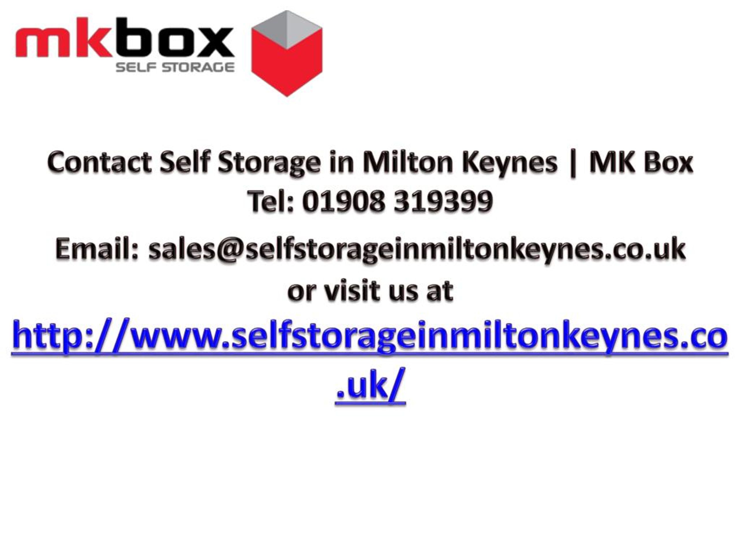 PPT Self Storage in Milton Keynes MK Box PowerPoint Presentation