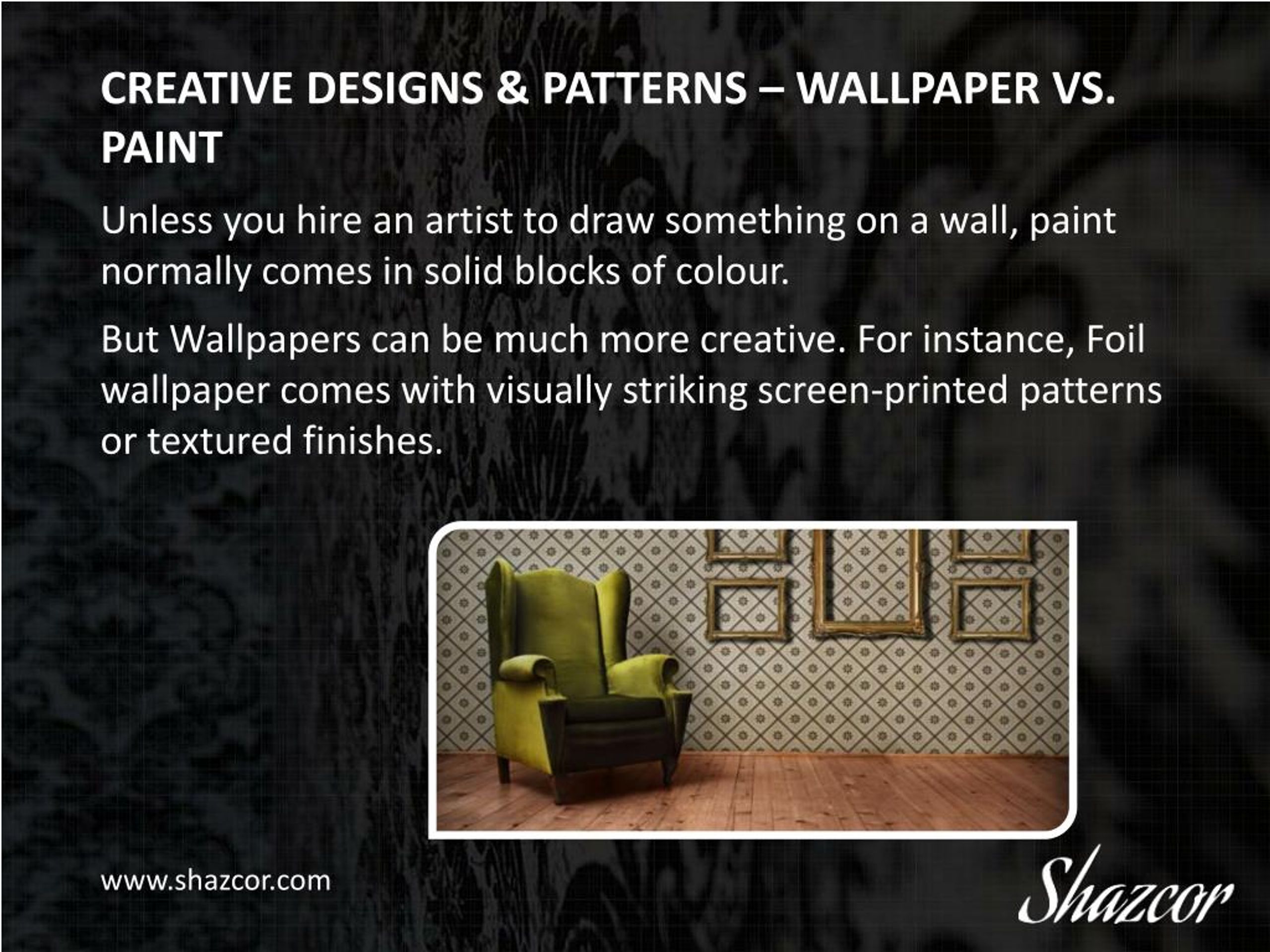 PPT Wallpaper vs. Paint Which One to Choose? PowerPoint Presentation ID7263384