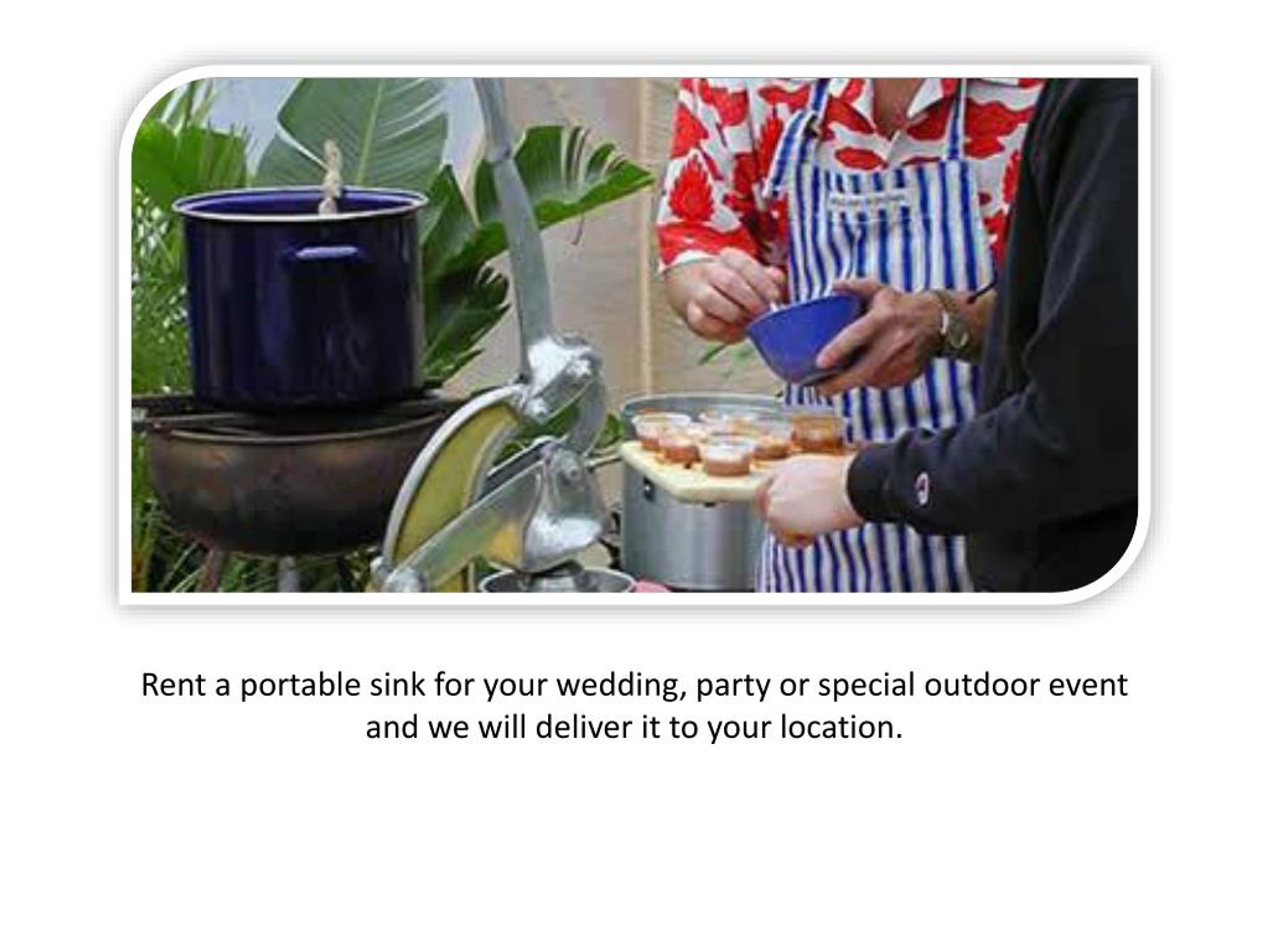 PPT Portable Sink Rental Rent a portable Sink (800.513.8562