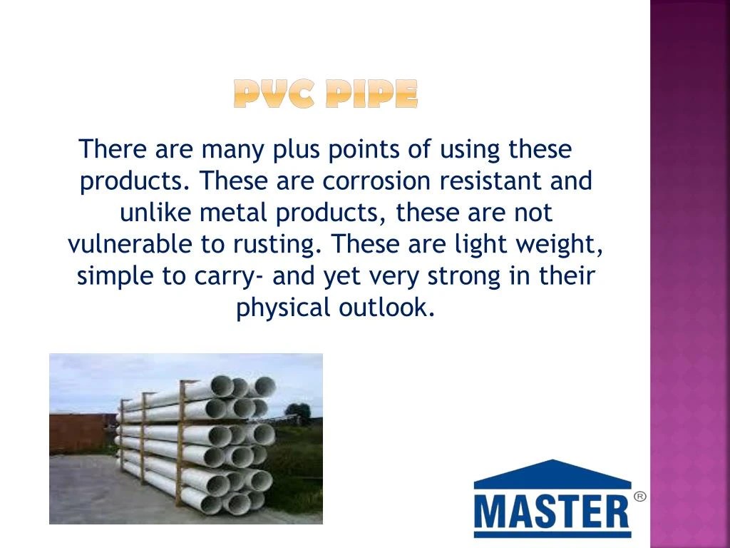 PPT PVC Pipe Manufacturers and Relevant Tips for Buyers PowerPoint