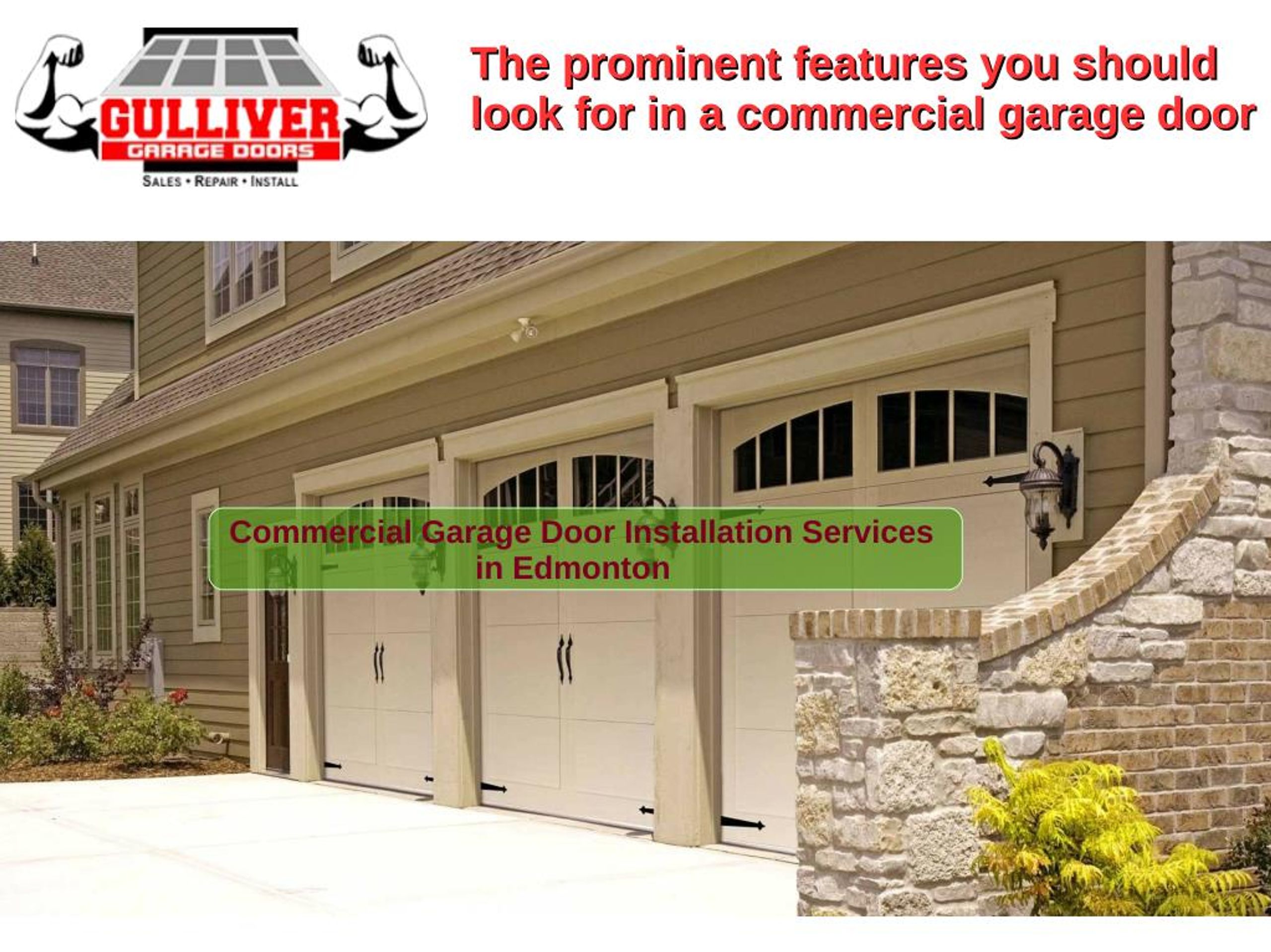 PPT Professional Garage Door Repair and Installation Services in