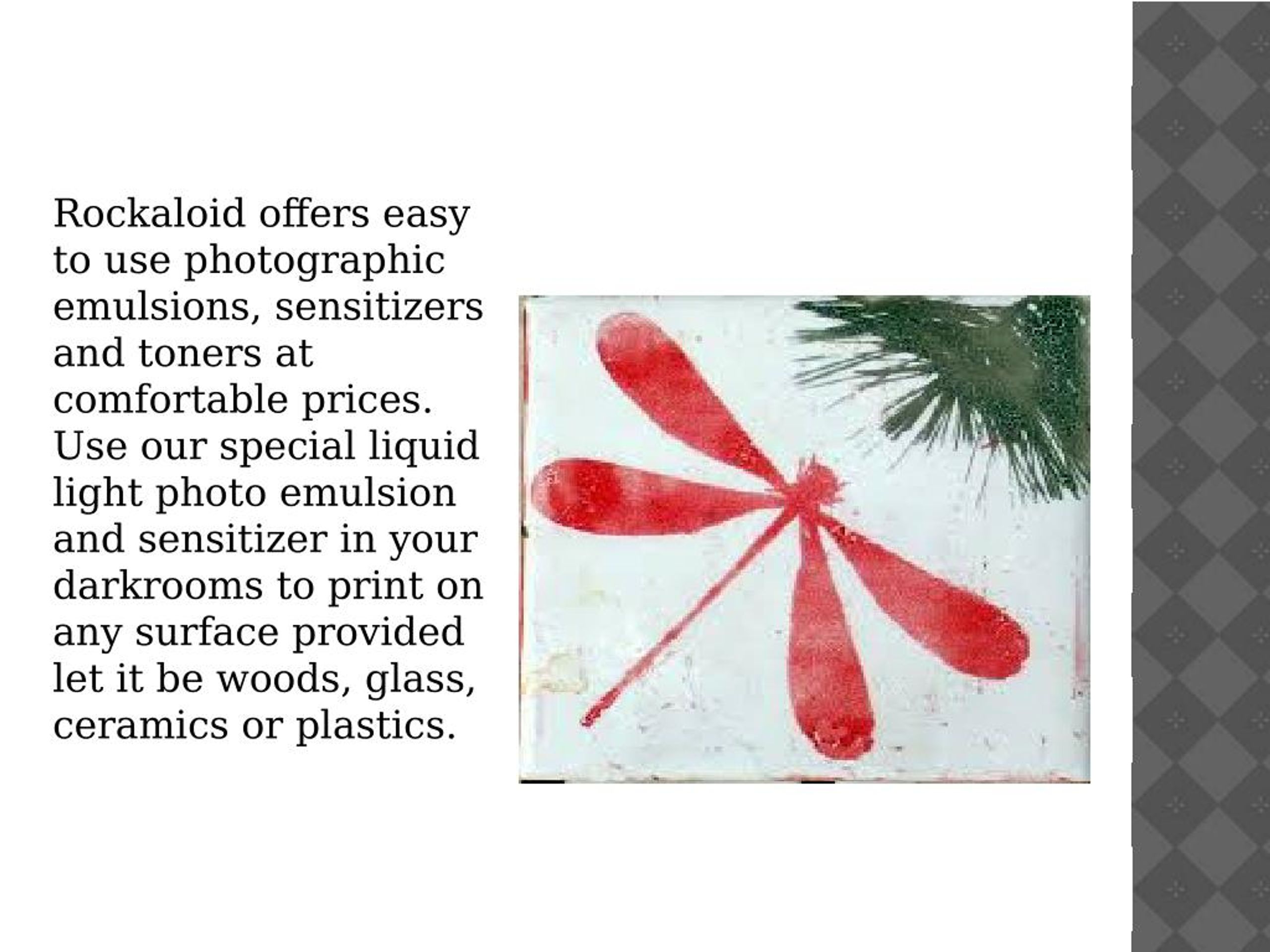 PPT Liquid Light Photo Emulsion PowerPoint Presentation, free