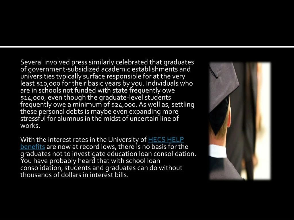 PPT Providing You Consolidation Over Your Higher Education Loan