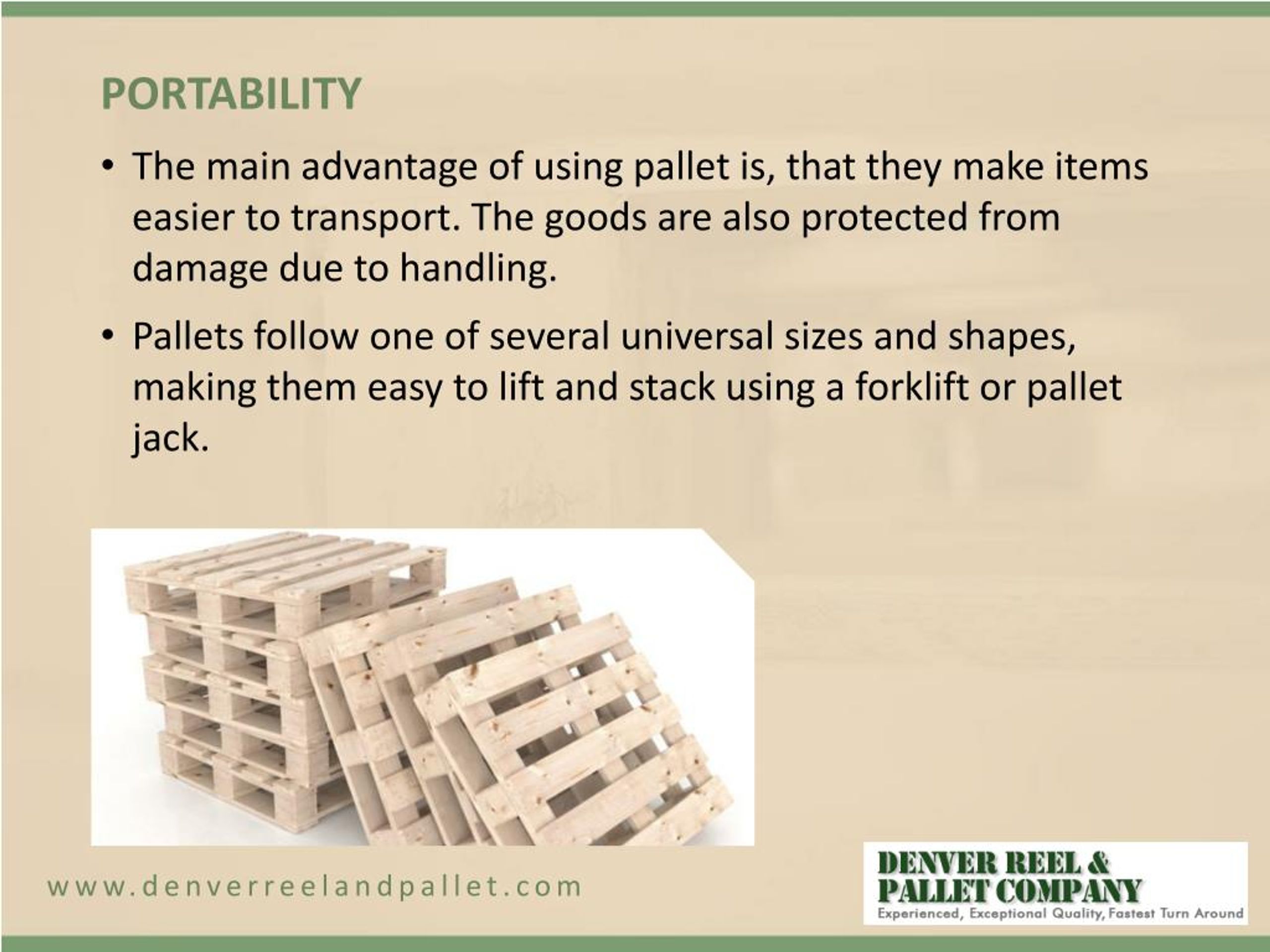 PPT Advantages of Using Pallets for Shipping and Storage PowerPoint