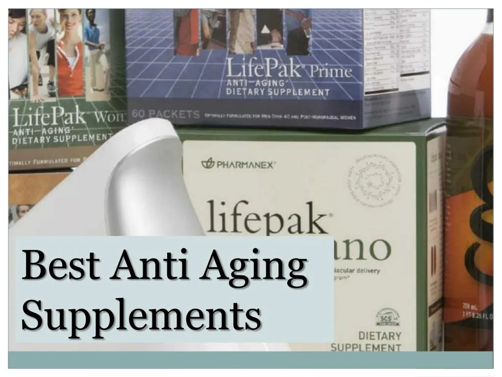 PPT Best Anti Aging Supplements PowerPoint Presentation, free
