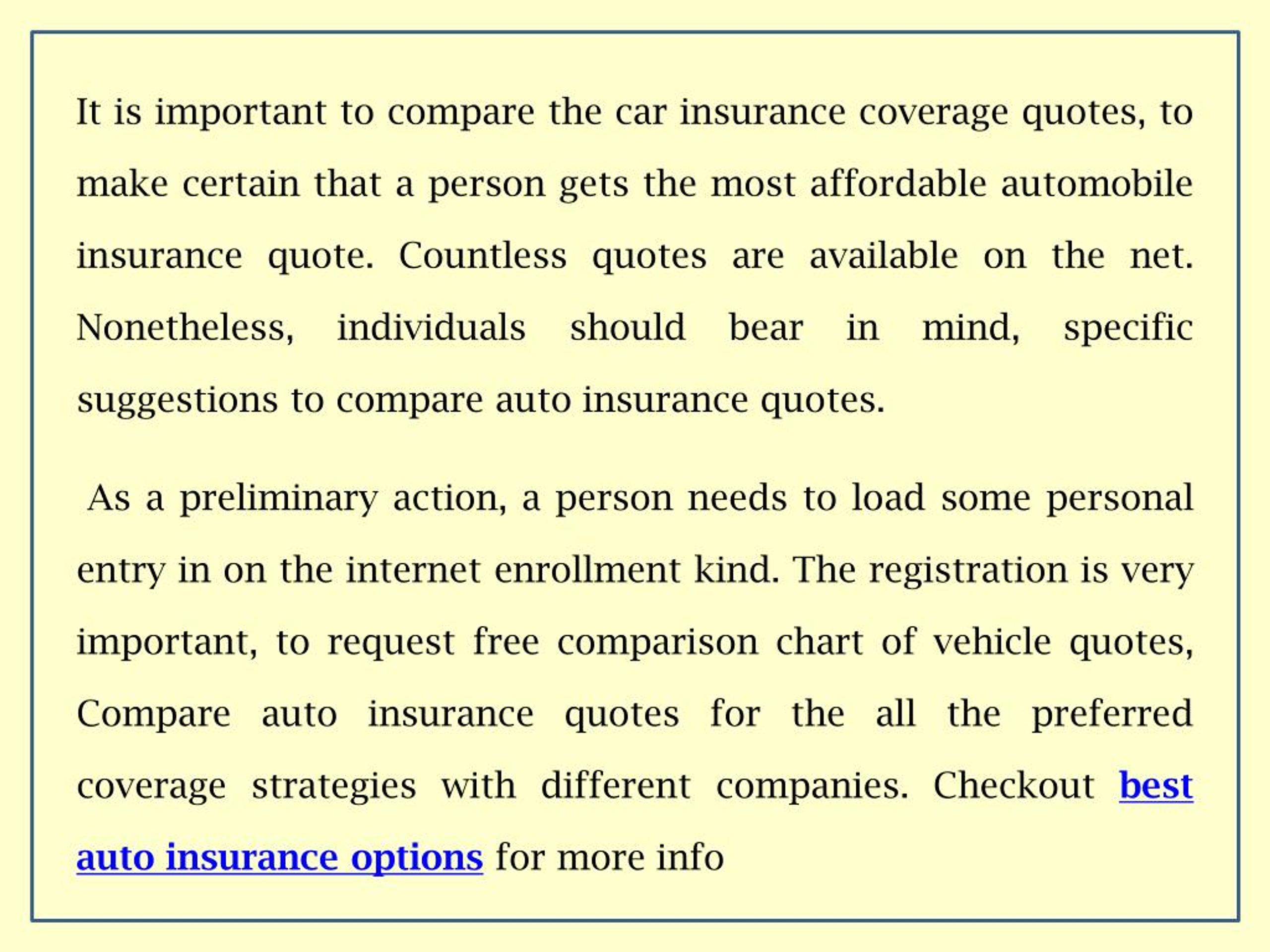 PPT Effective Car Insurance Quote Comparison PowerPoint Presentation