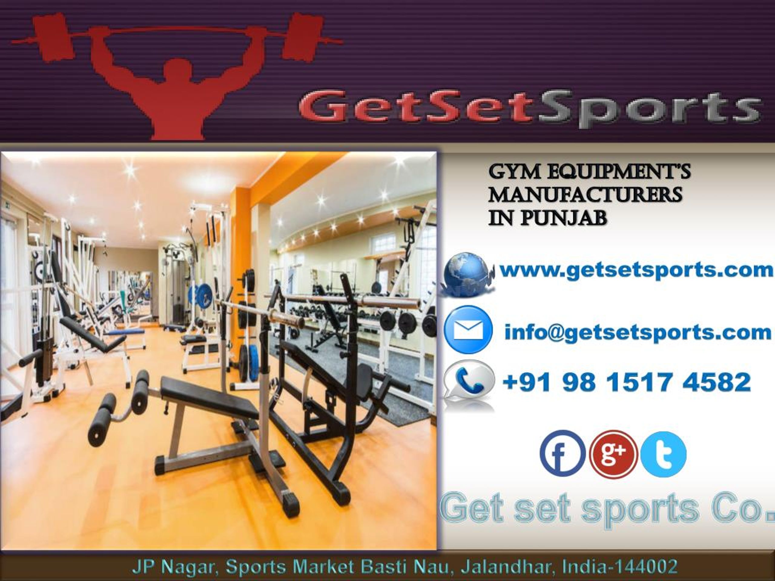 PPT Fitness equipments manufacturers in punjab PowerPoint