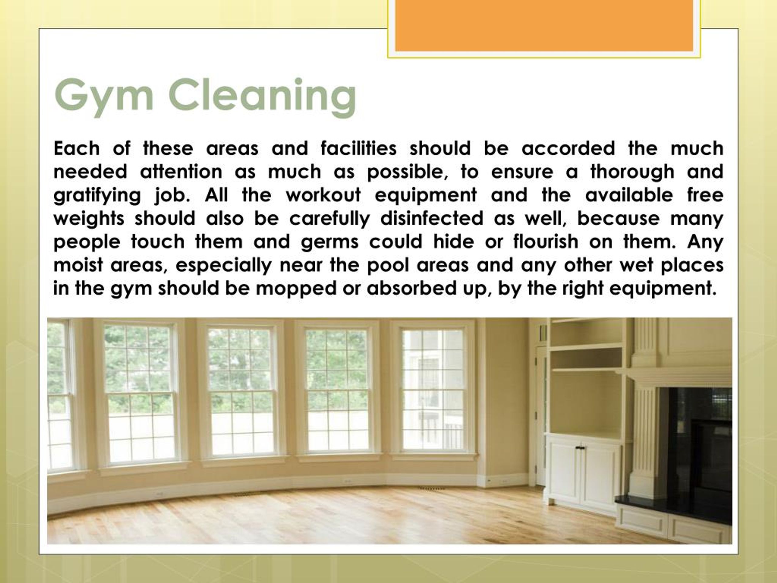 PPT Gym Cleaning Melbourne PowerPoint Presentation, free download