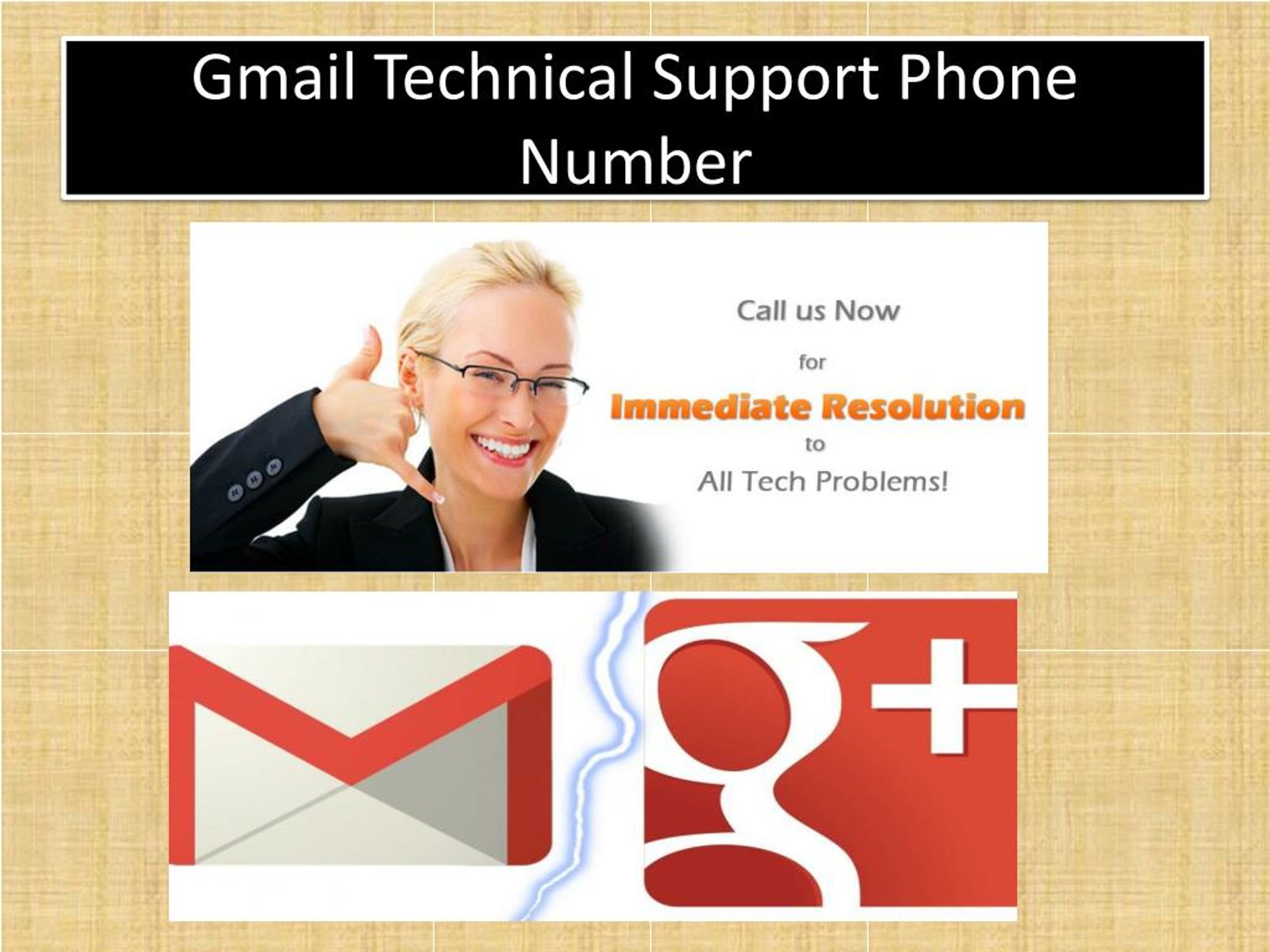 PPT Gmail Technical Support Phone Number PowerPoint Presentation