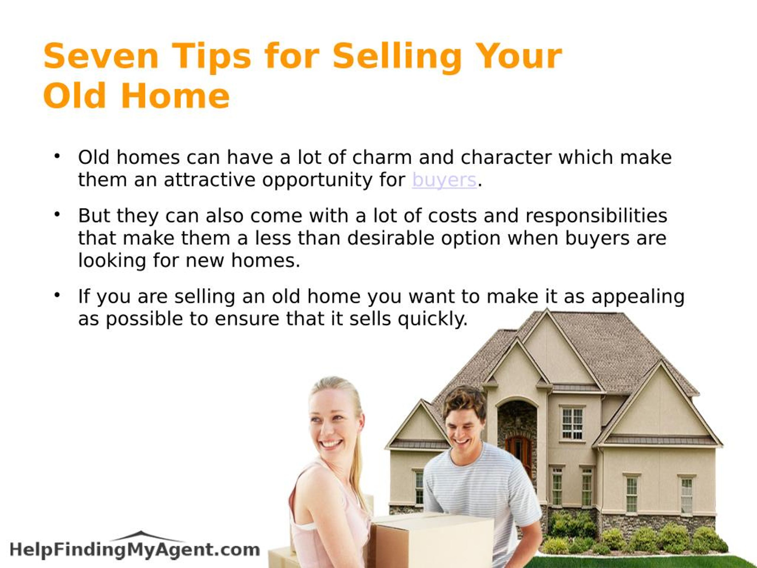 PPT Seven Tips for Selling Your Old Home PowerPoint Presentation