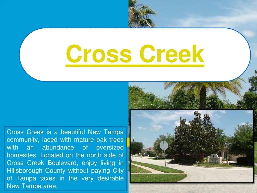 PPT Cross Creek Homes For Sale PowerPoint Presentation, free download
