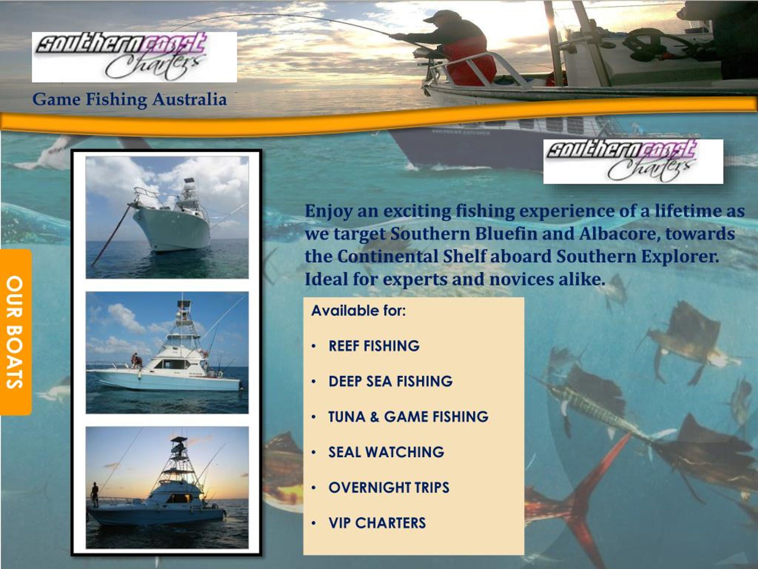 PPT Deep Sea Fishing PowerPoint Presentation, free download ID7276070