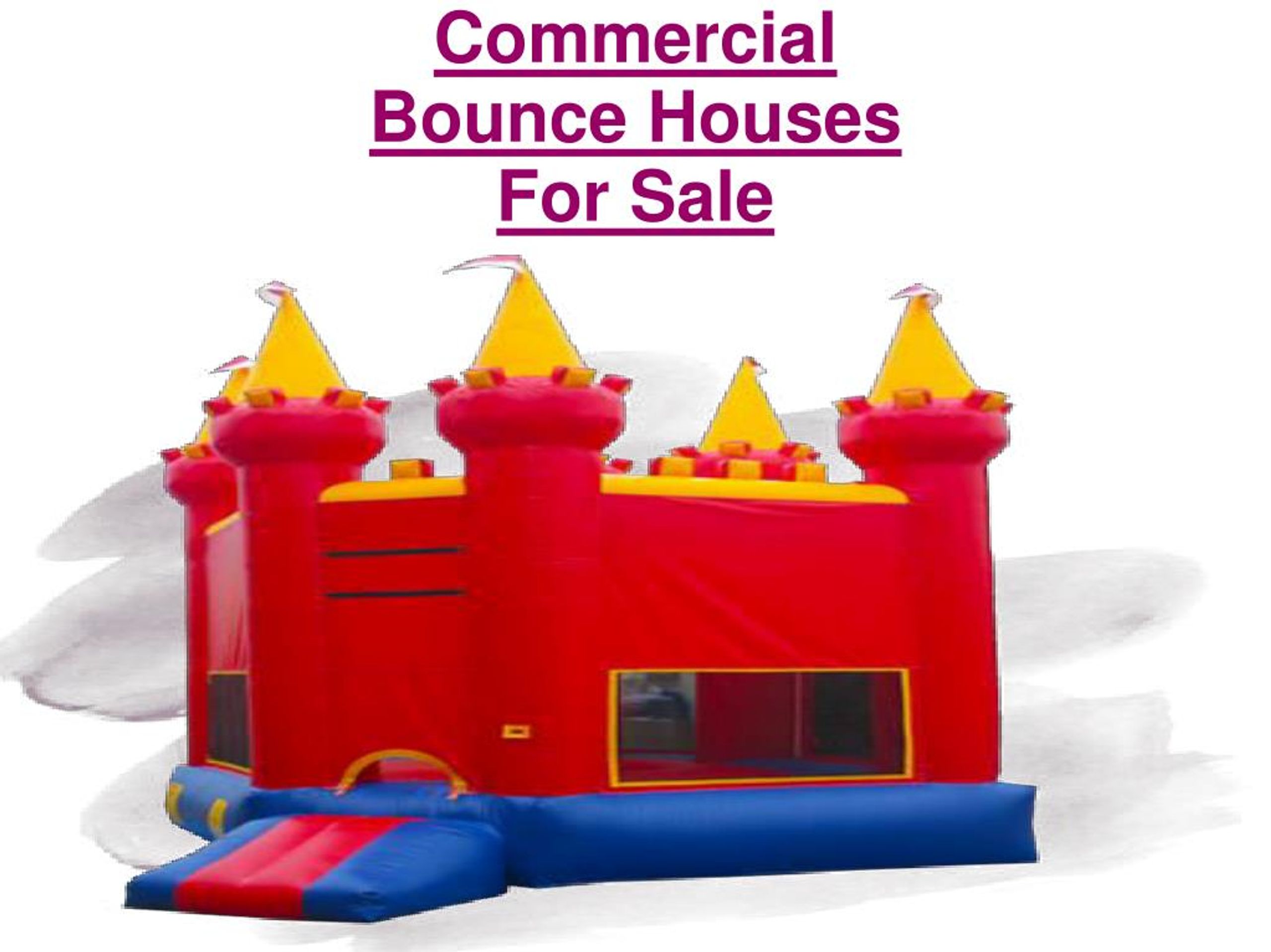 PPT Commercial Bounce House on sale PowerPoint Presentation, free