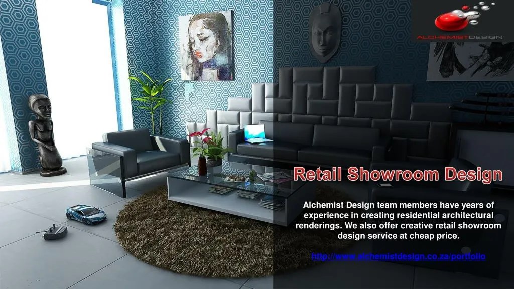 PPT retail showroom design PowerPoint Presentation, free download
