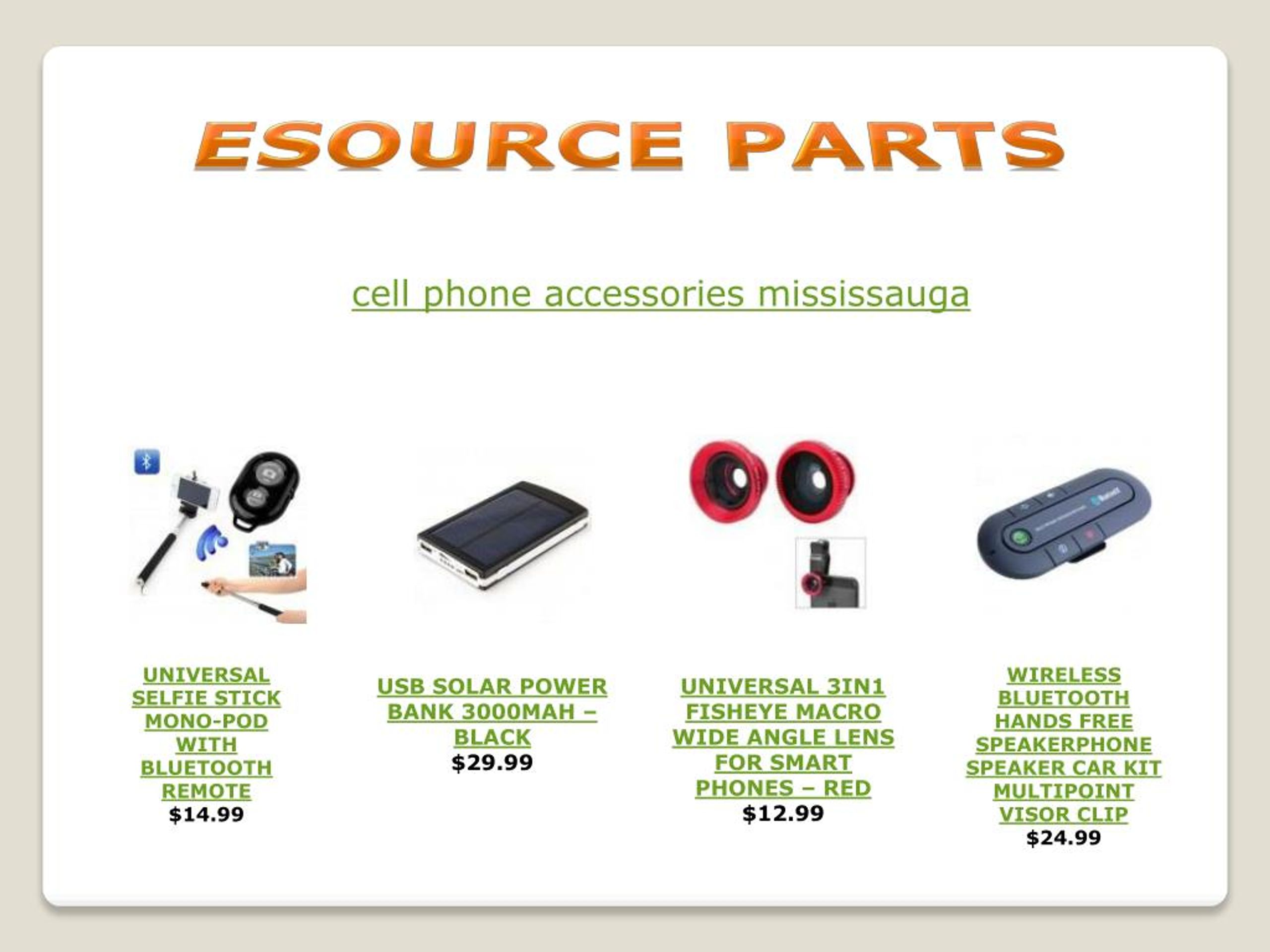 PPT cell phone accessories toronto cell phone accessories canada cell phone accessories