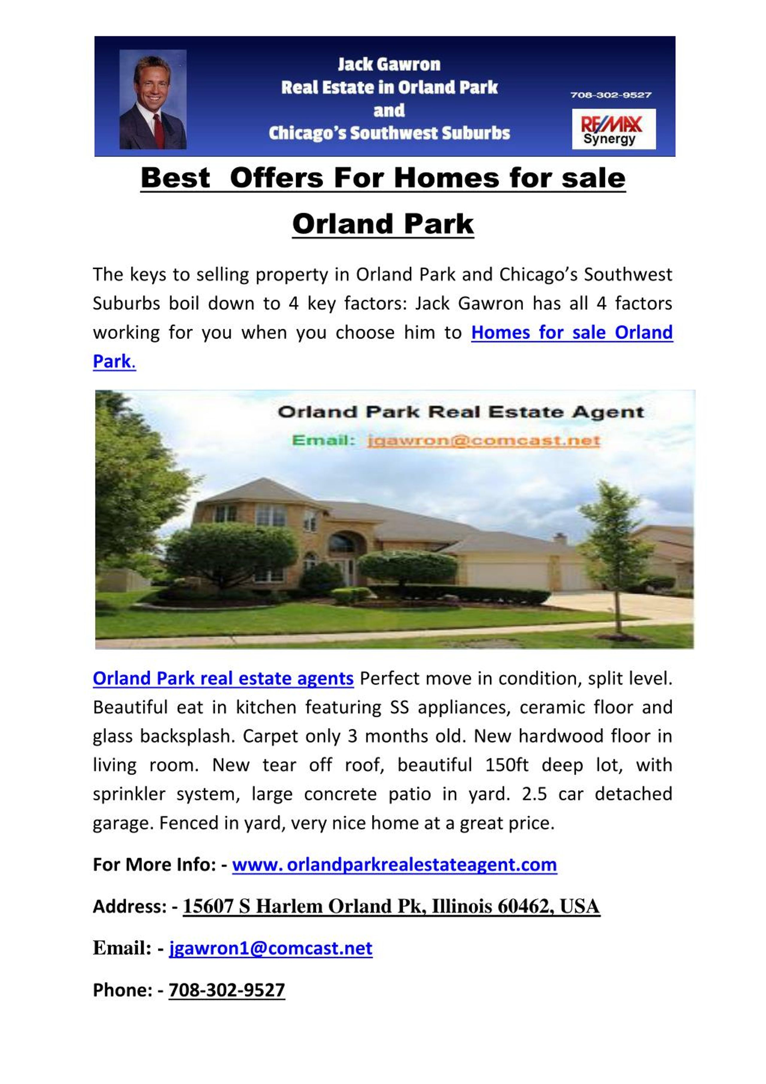 PPT Best Offers For Homes for sale Orland Park PowerPoint Presentation ID7280593