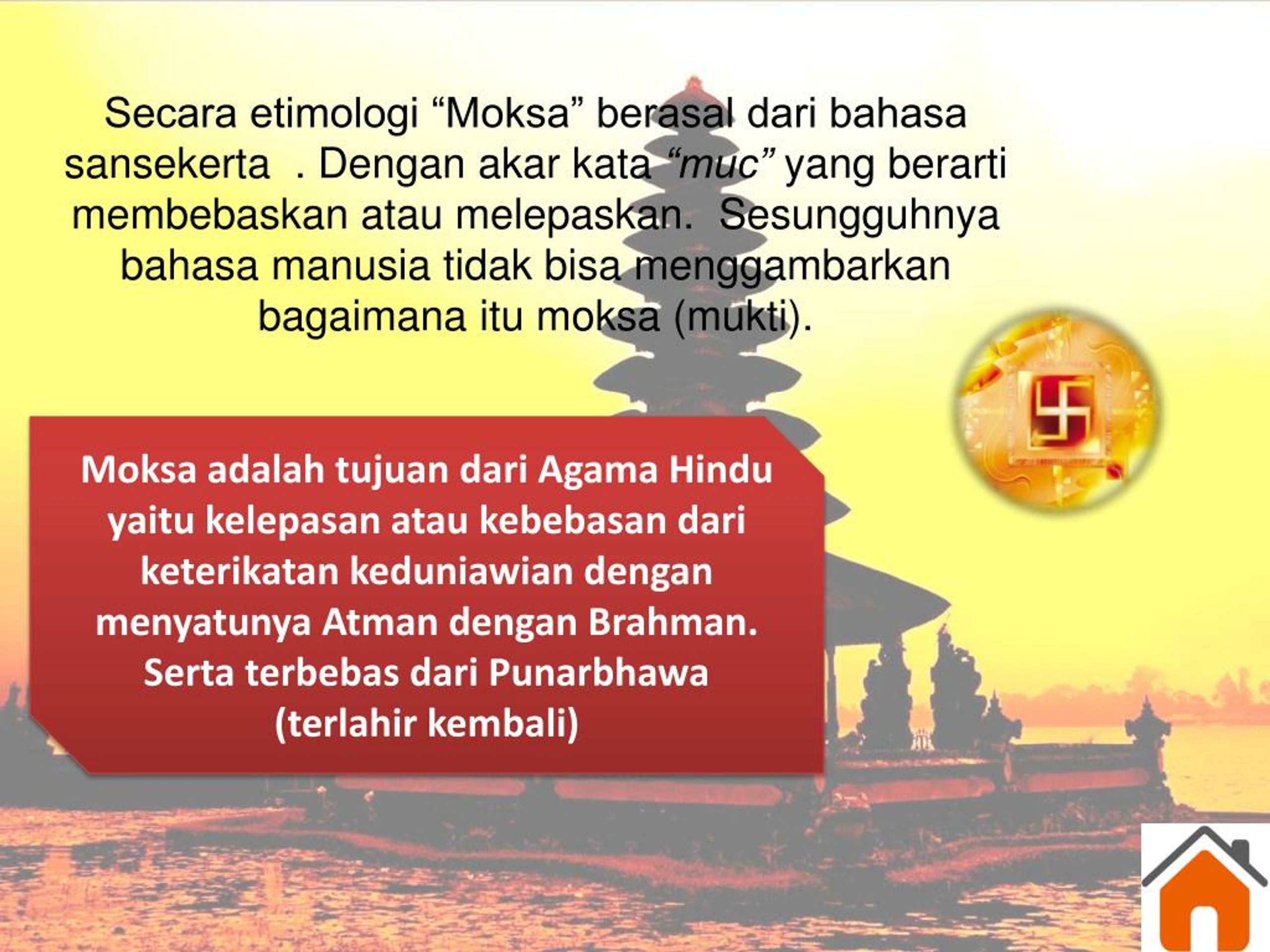 PPT Materi Moksa Agama Hindu PowerPoint Presentation, free download