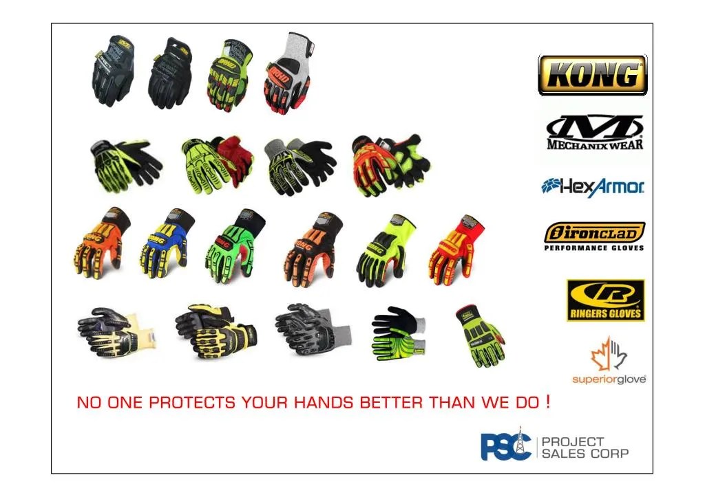 PPT PSC Impact Glove Selection Guide 2016 PowerPoint Presentation, free download ID7282126