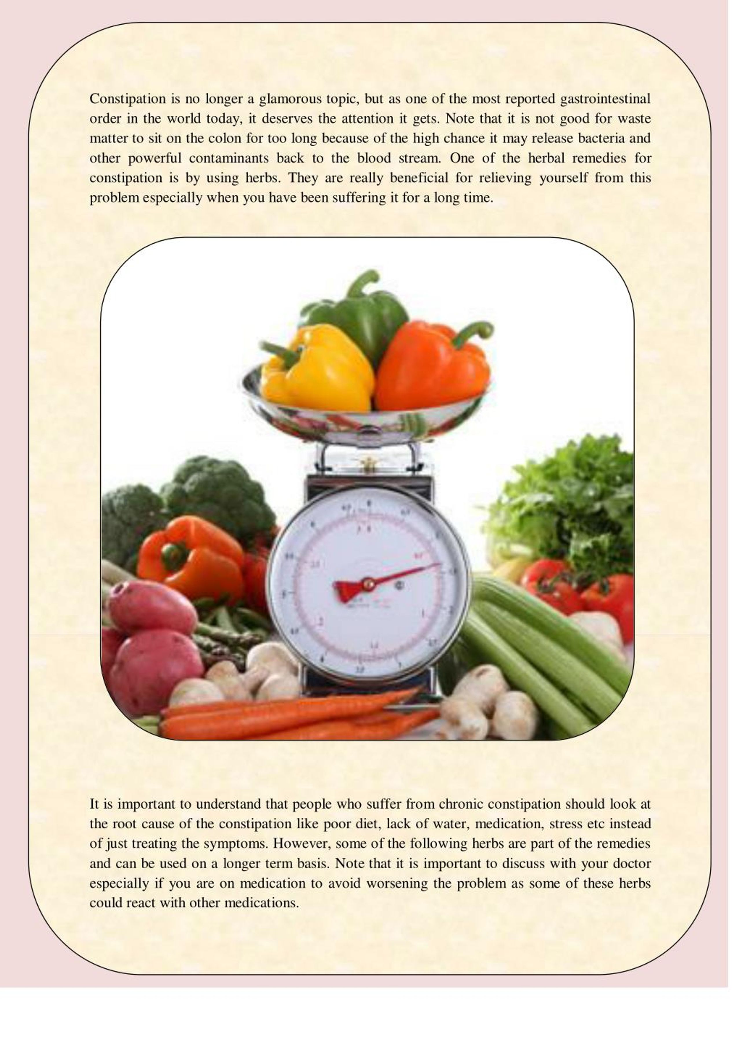 PPT The 5 Most Powerful Herbs for Relieving Constipation PowerPoint