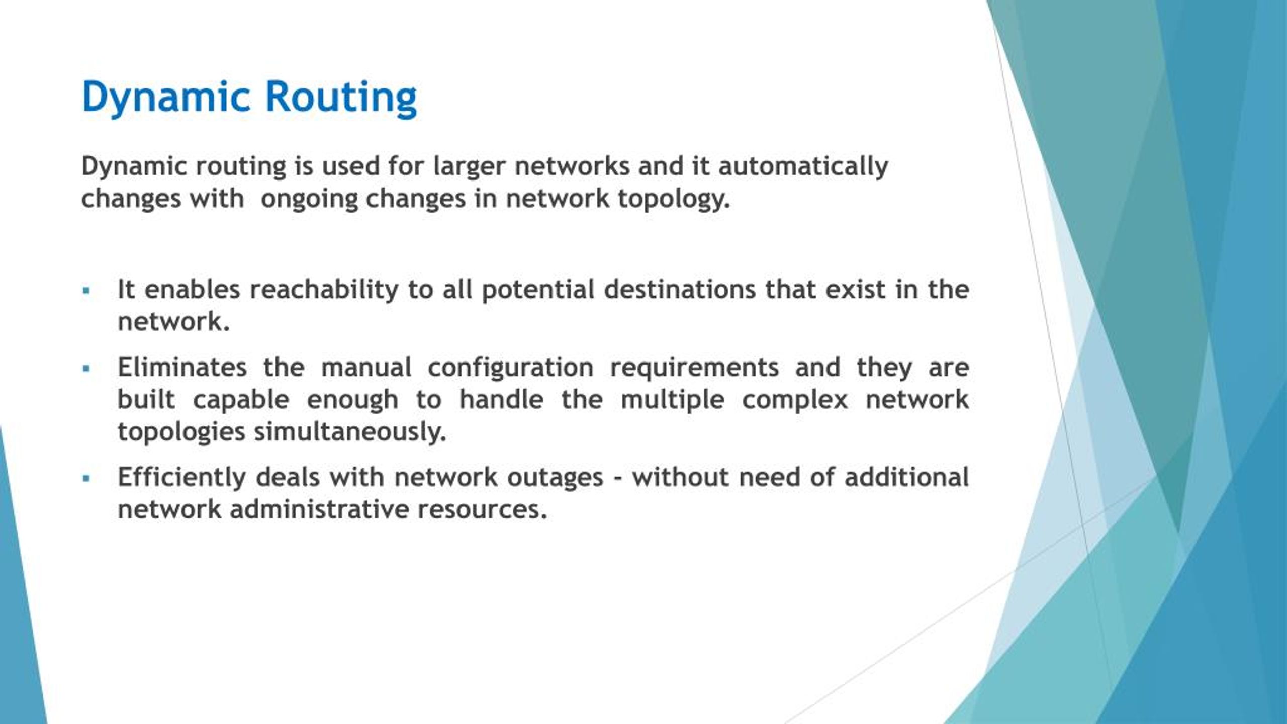 PPT What Are Dynamic Routing Protocols PowerPoint Presentation, free