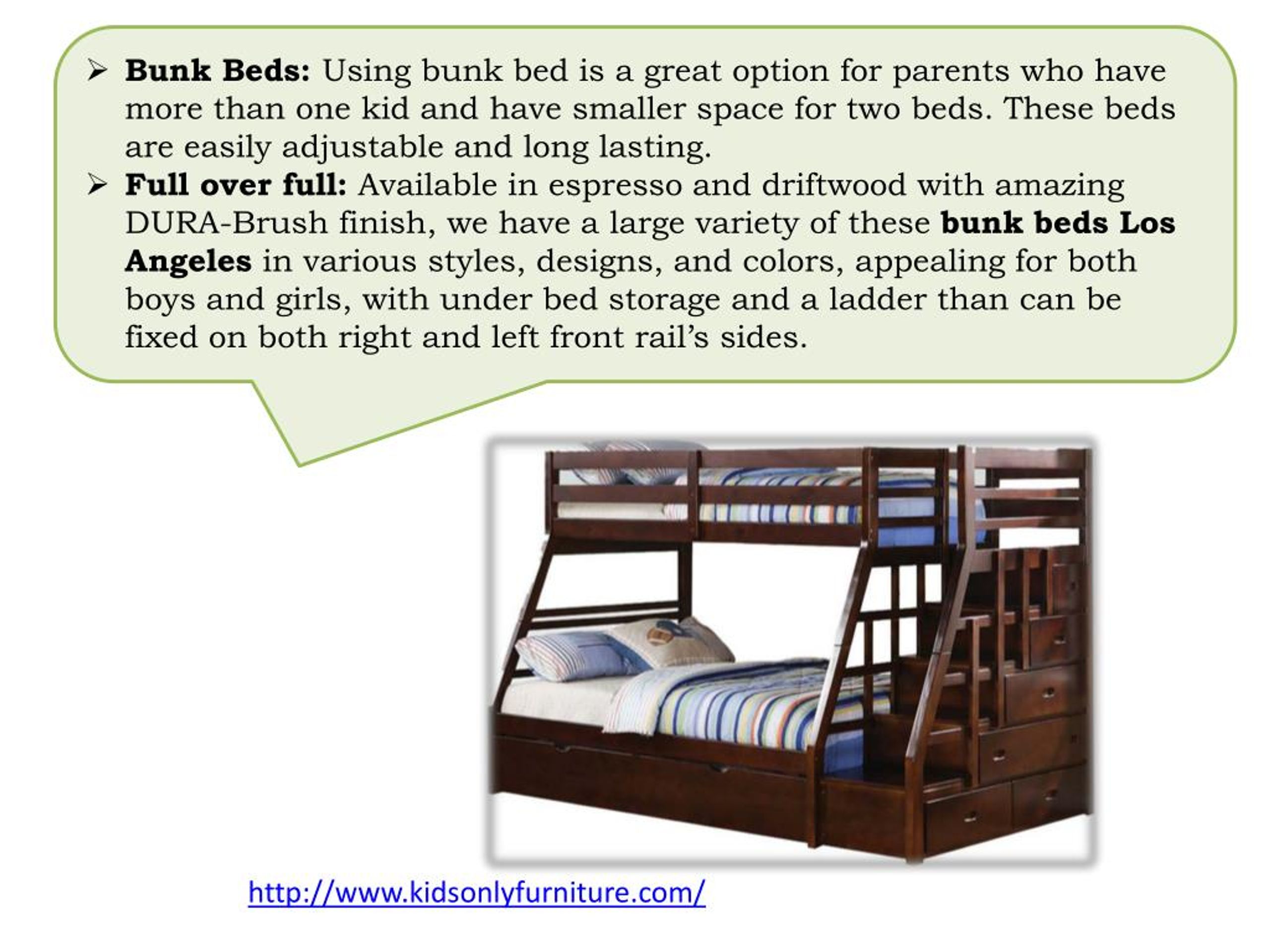 PPT Best Bunk Beds For Kids in Los Angeles PowerPoint Presentation