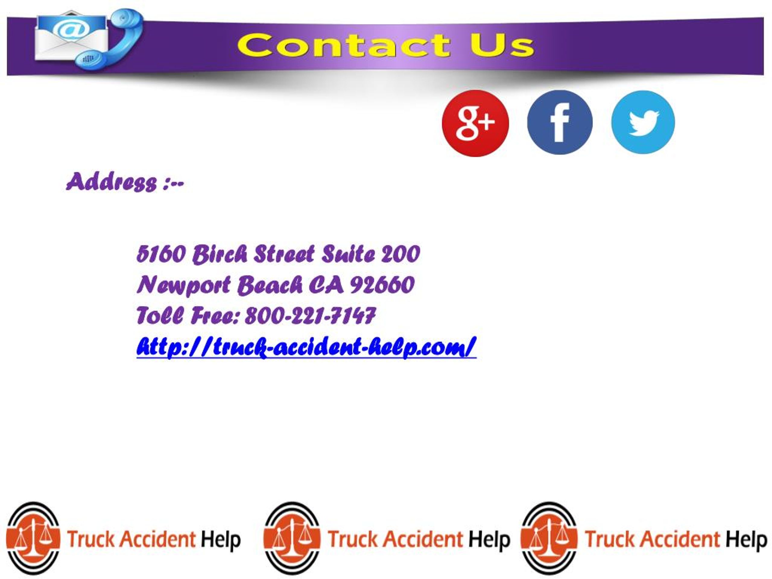 PPT 18 Wheeler Accident Attorneys PowerPoint Presentation, free