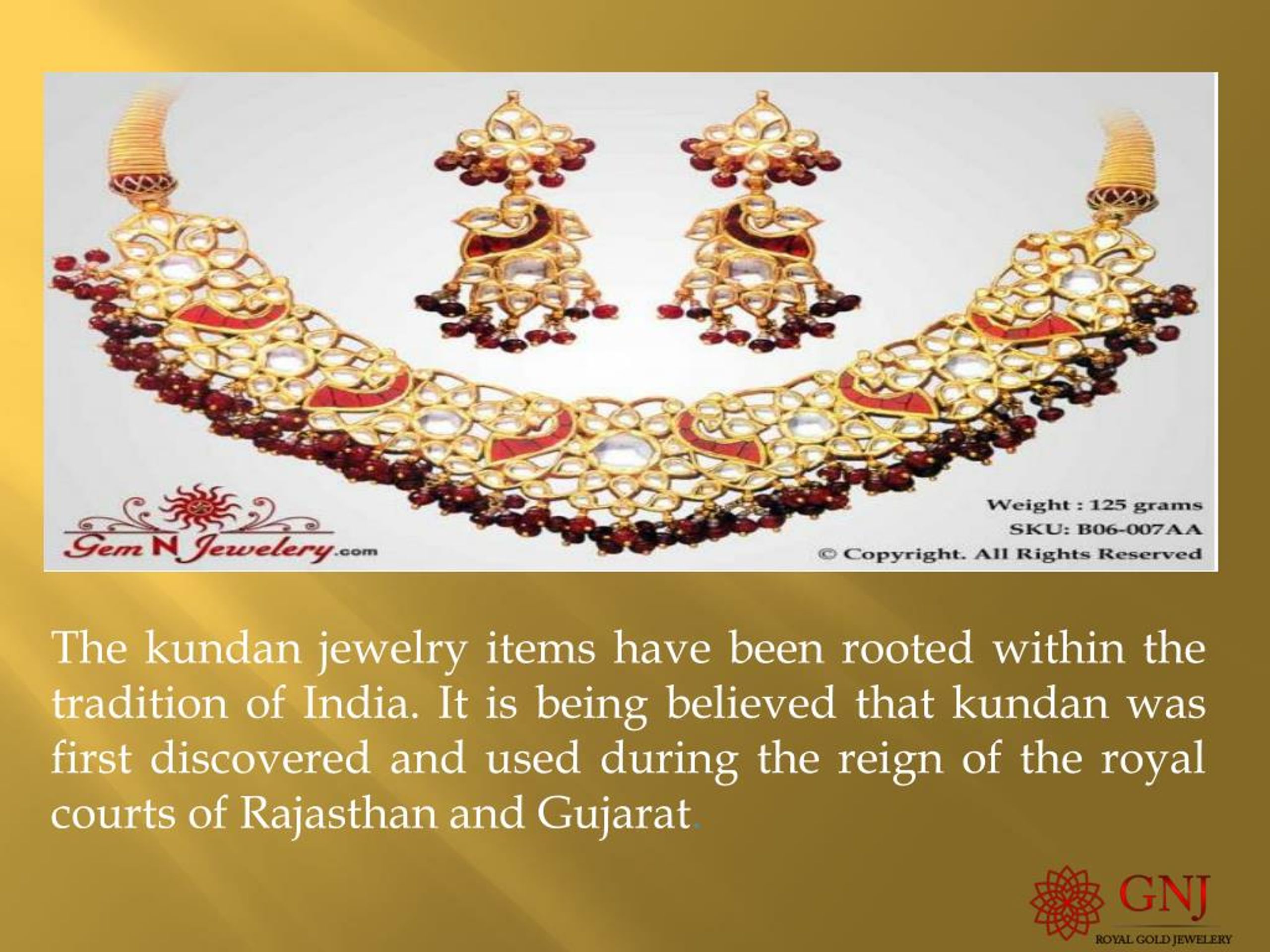 PPT What Is Kundan Jewelry, Its History and Popular Uses PowerPoint