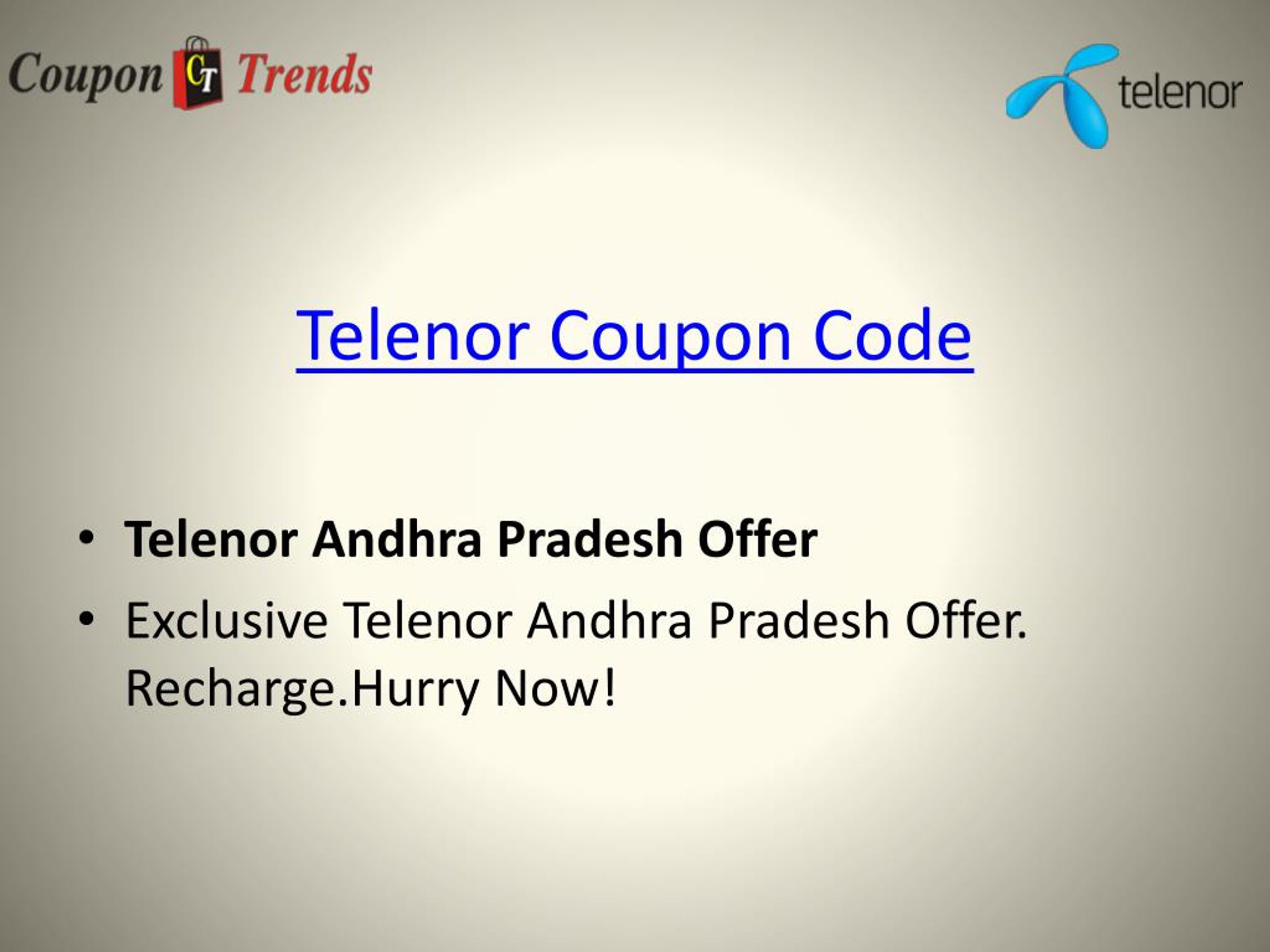 PPT Telenor coupons PowerPoint Presentation, free download ID7288085