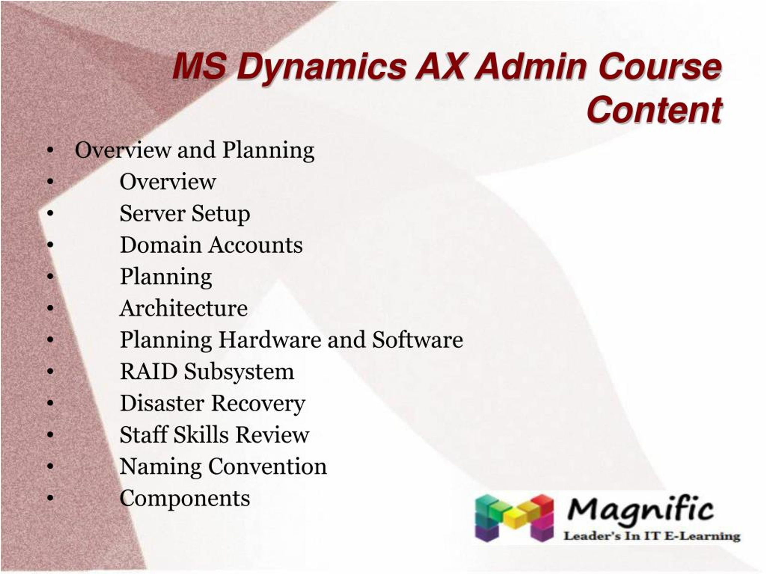 PPT Microsoft Dynamics Ax Admin Online Training in UK PowerPoint
