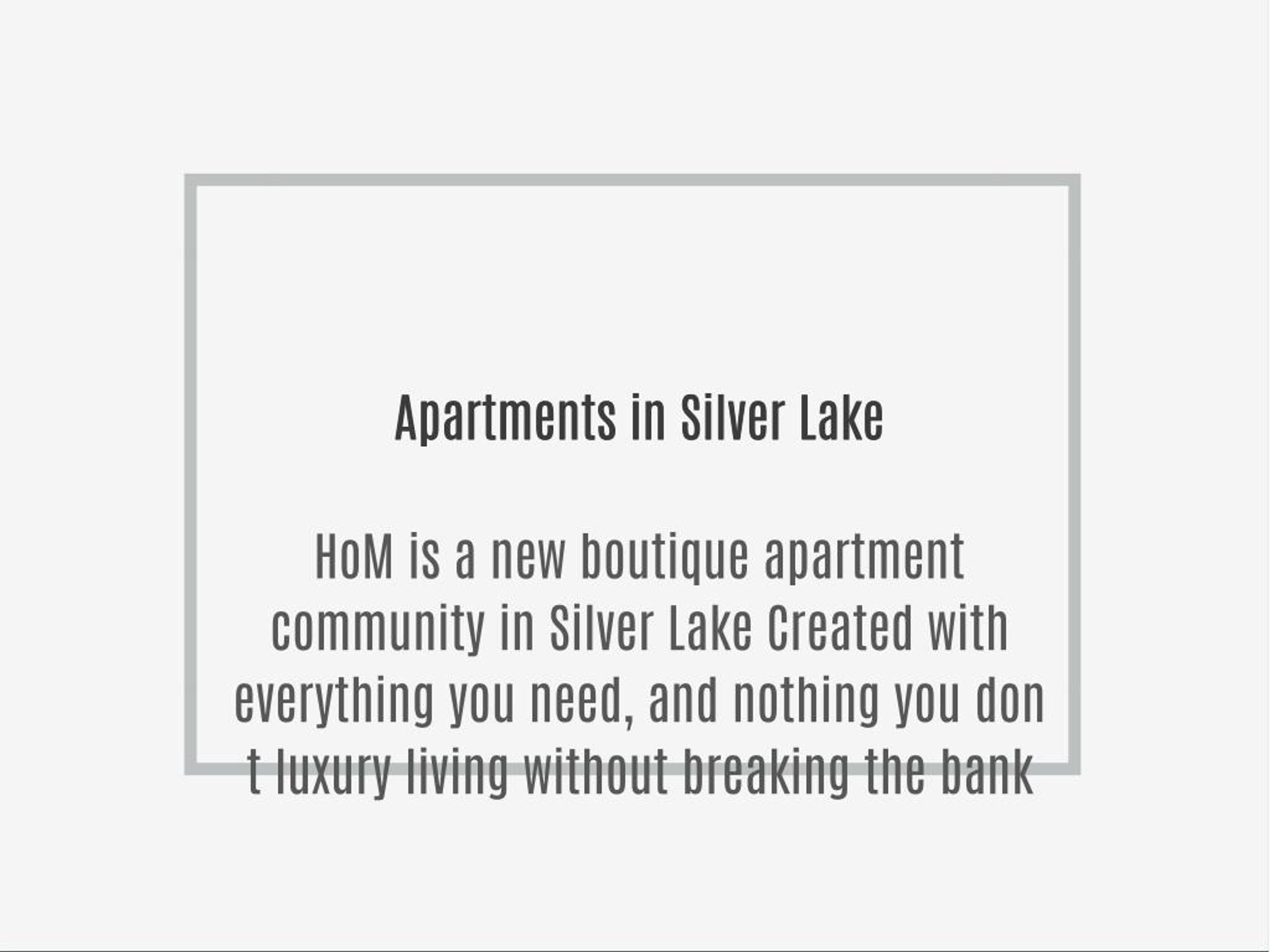PPT Apartments in Silver Lake PowerPoint Presentation, free download