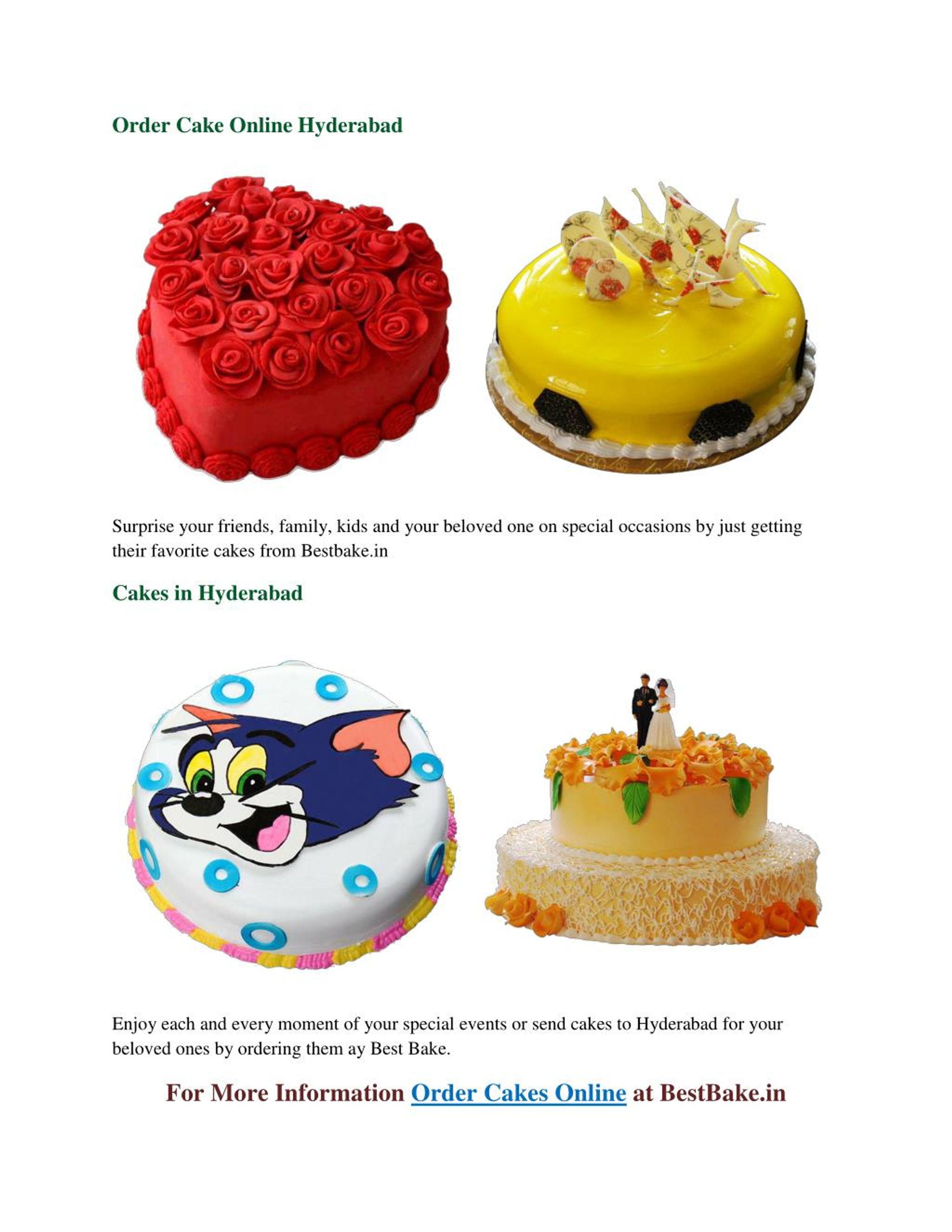 PPT Online Cake Delivery in Hyderabad PowerPoint Presentation, free