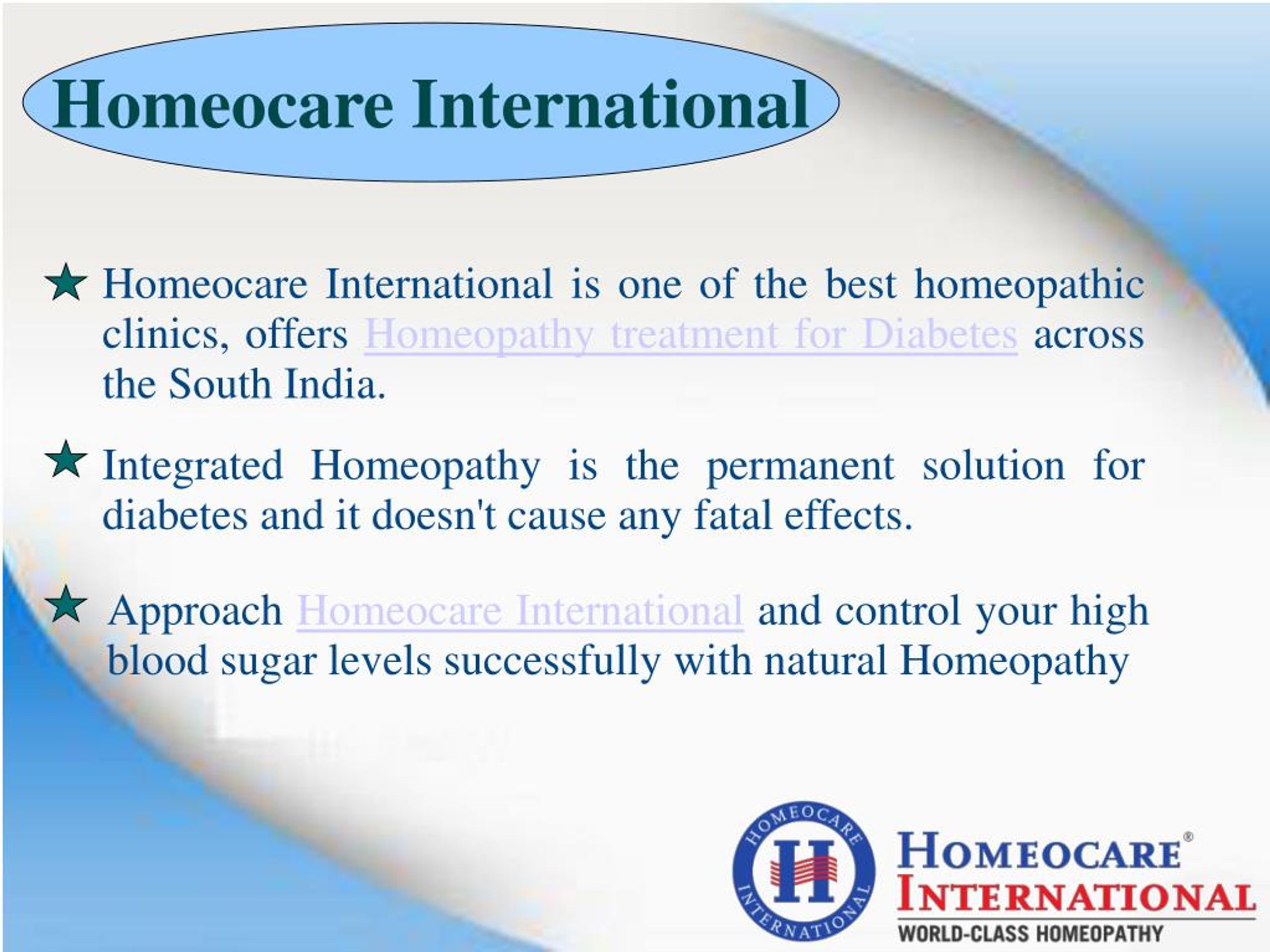 PPT Control your high blood sugar levels with Homeopathy PowerPoint