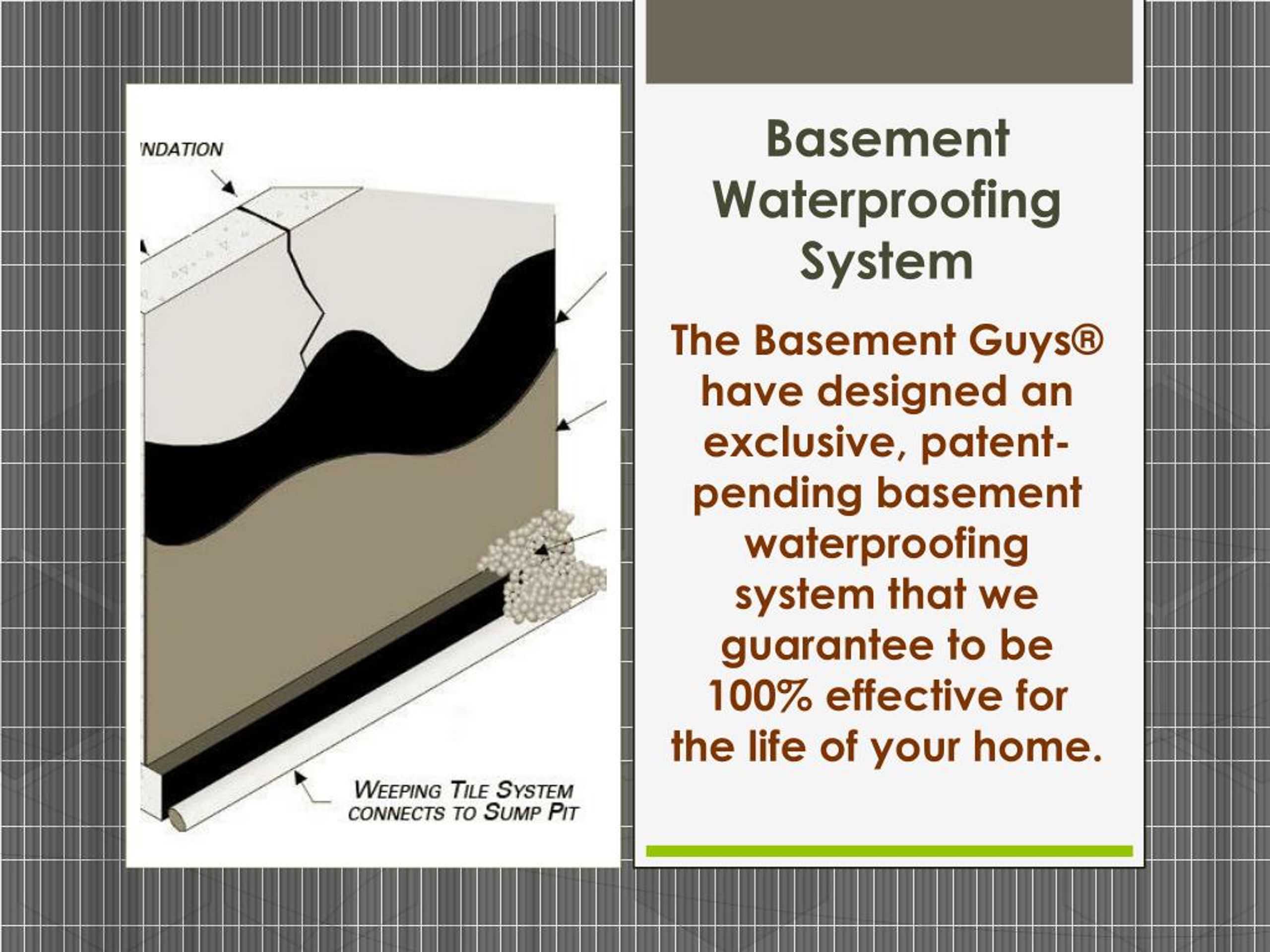 PPT BASEMENT WATERPROOFING PowerPoint Presentation, free download