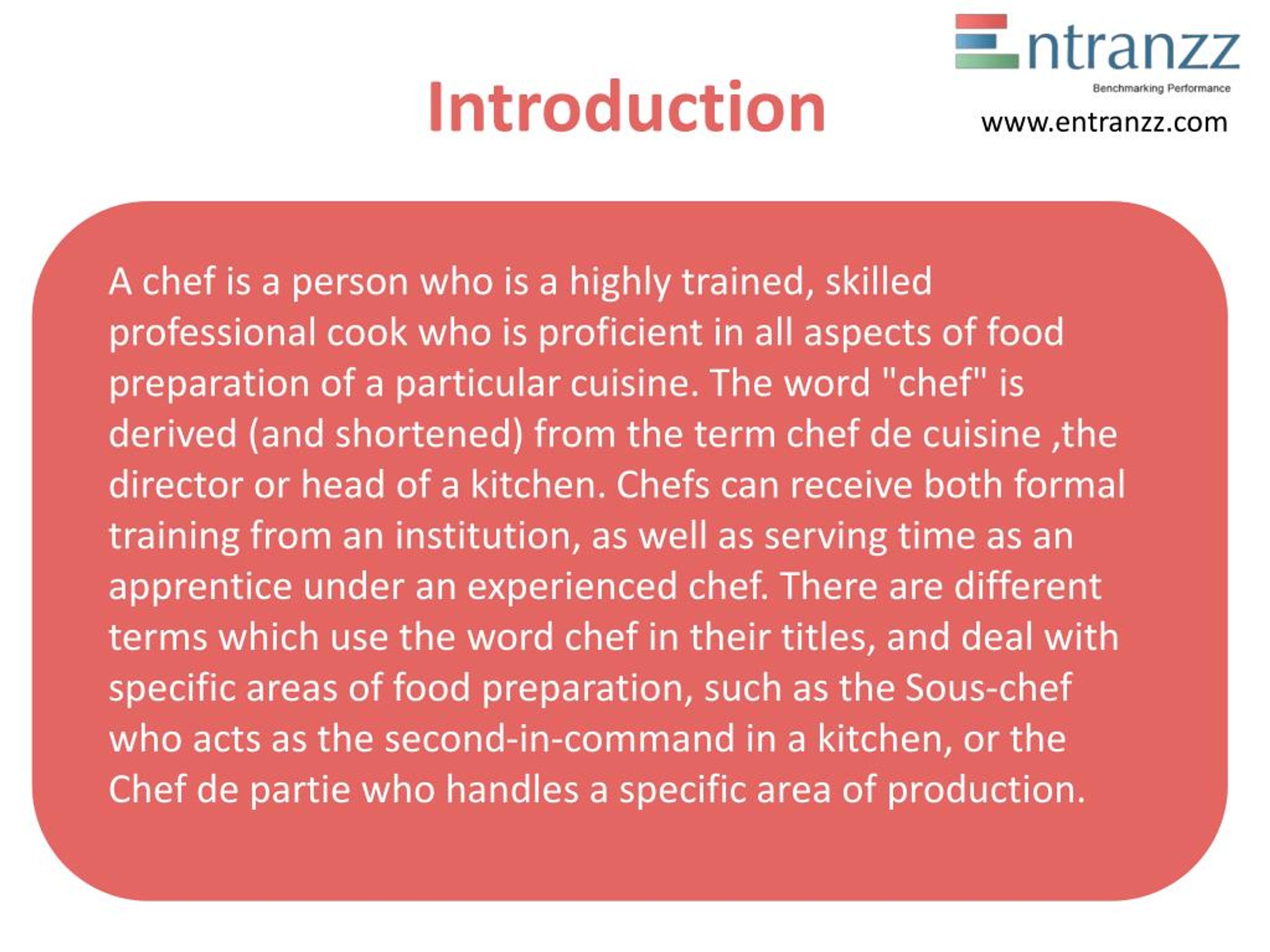 PPT Careers In Chef PowerPoint Presentation, free download ID7297026