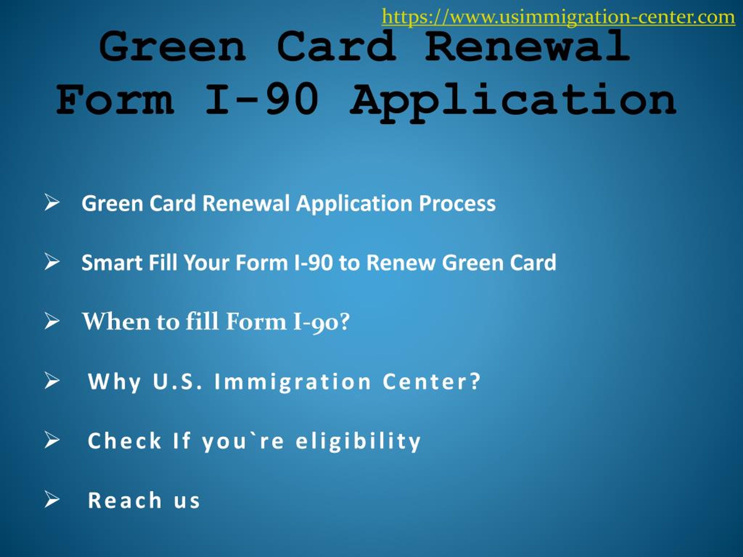 PPT Green card renewal PowerPoint Presentation, free download ID